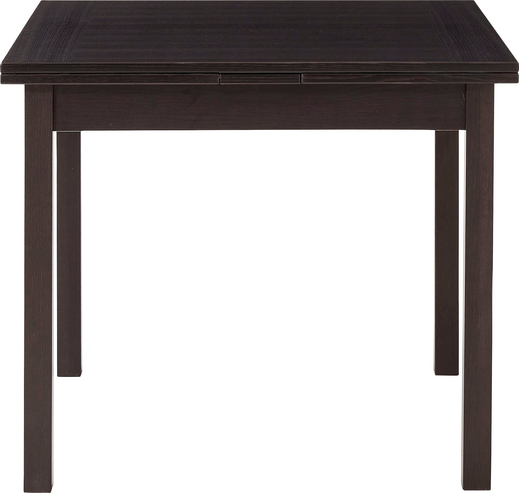 Hammel Furniture Esstisch Basic Dinex, ausziehbar, mit Einlegeplatten - Furnier/Massivholz, Furnier / Massivholz, in zwei Breiten, stabiler dänische Design Tisch