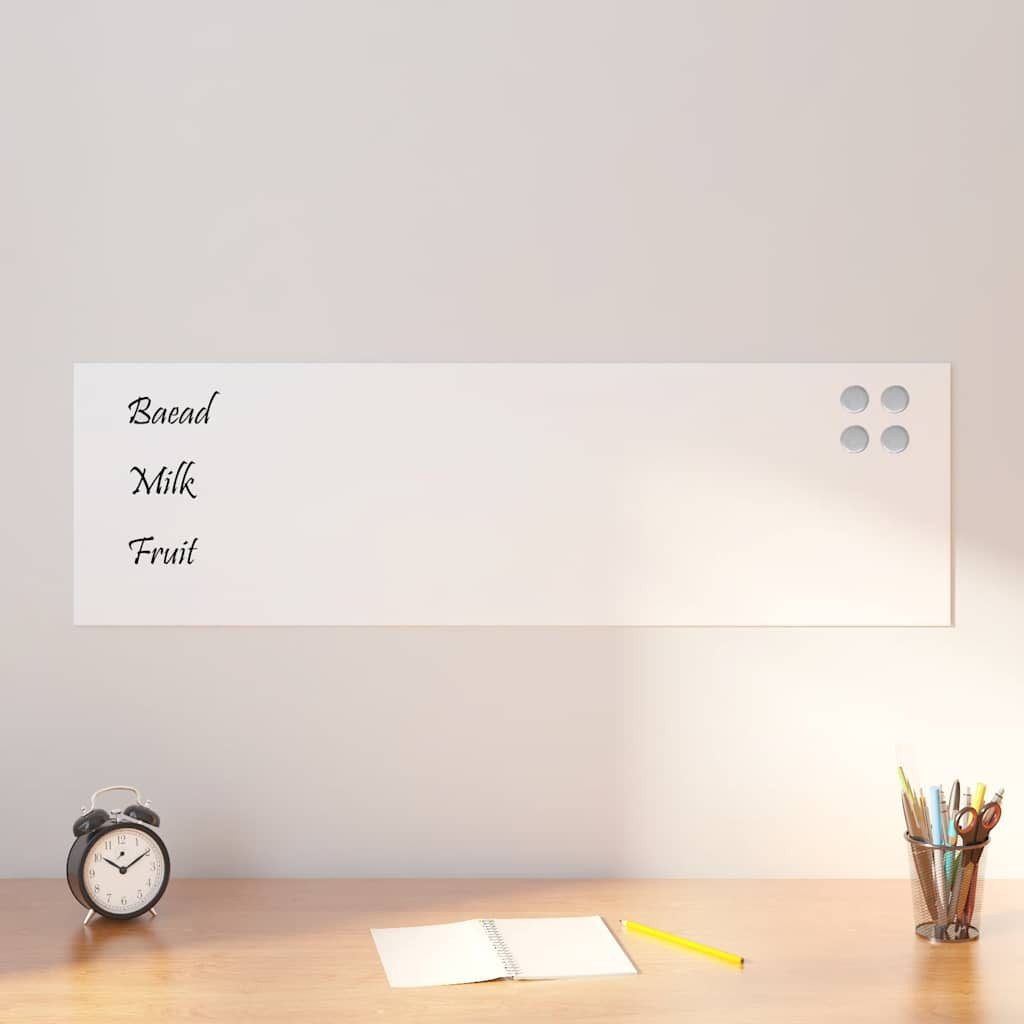 vidaXL Magnettafel, Magnettafel Wandmontage Weiß 100x30 günstig online kaufen