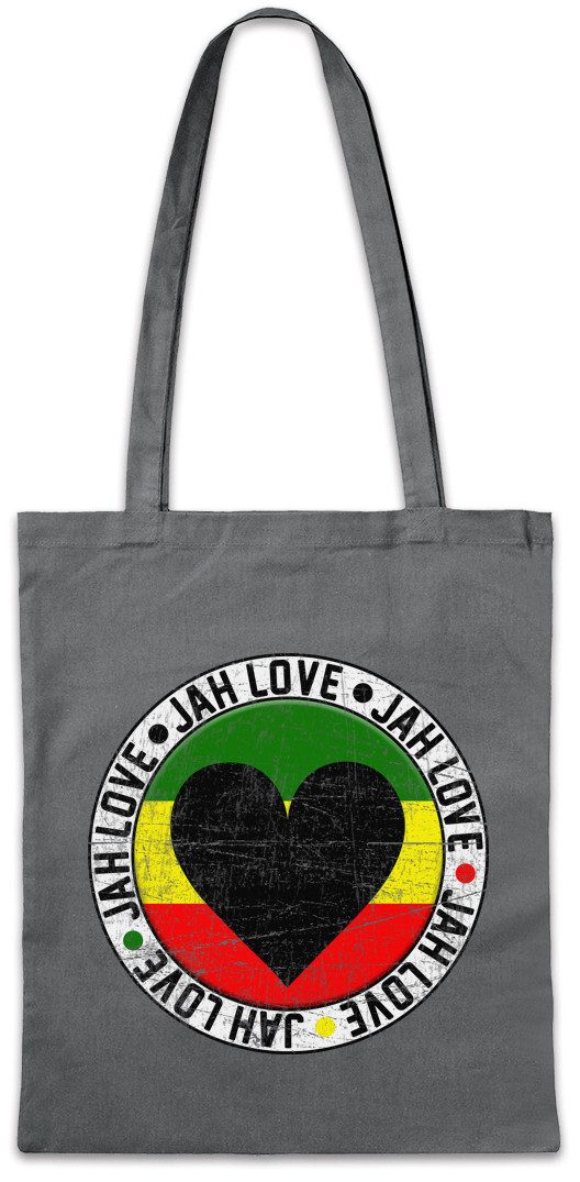 Beuteltasche Jah Love Stofftasche Reggae Music Jah Babylon Musik Reggae