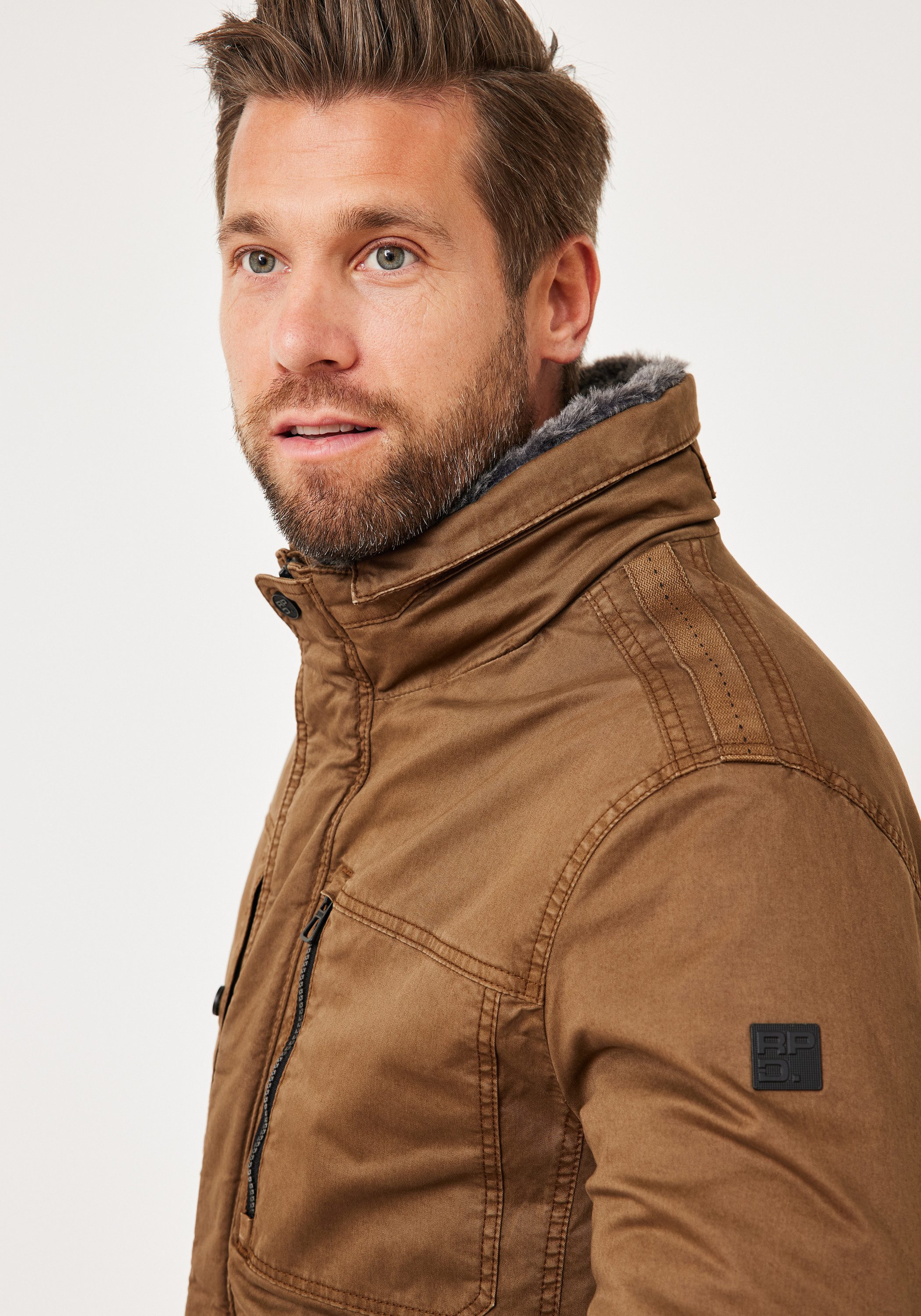 Redpoint Winterjacke KEV Winterjacke aus Baumwolle mit Stretch