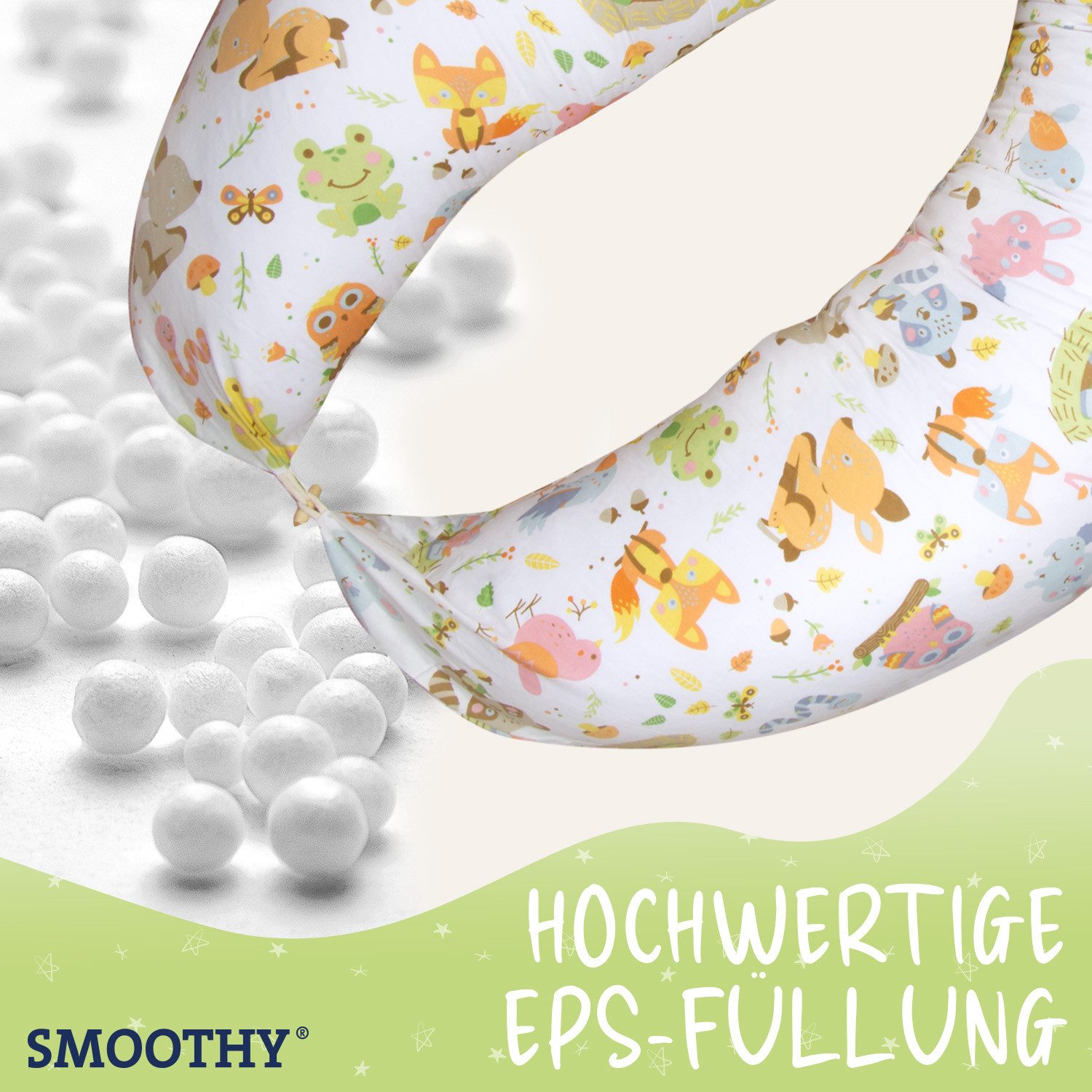 Smoothy Stillkissen Smoothy Schwangerschafts- & Stillkissen – Seitenschläferkissen