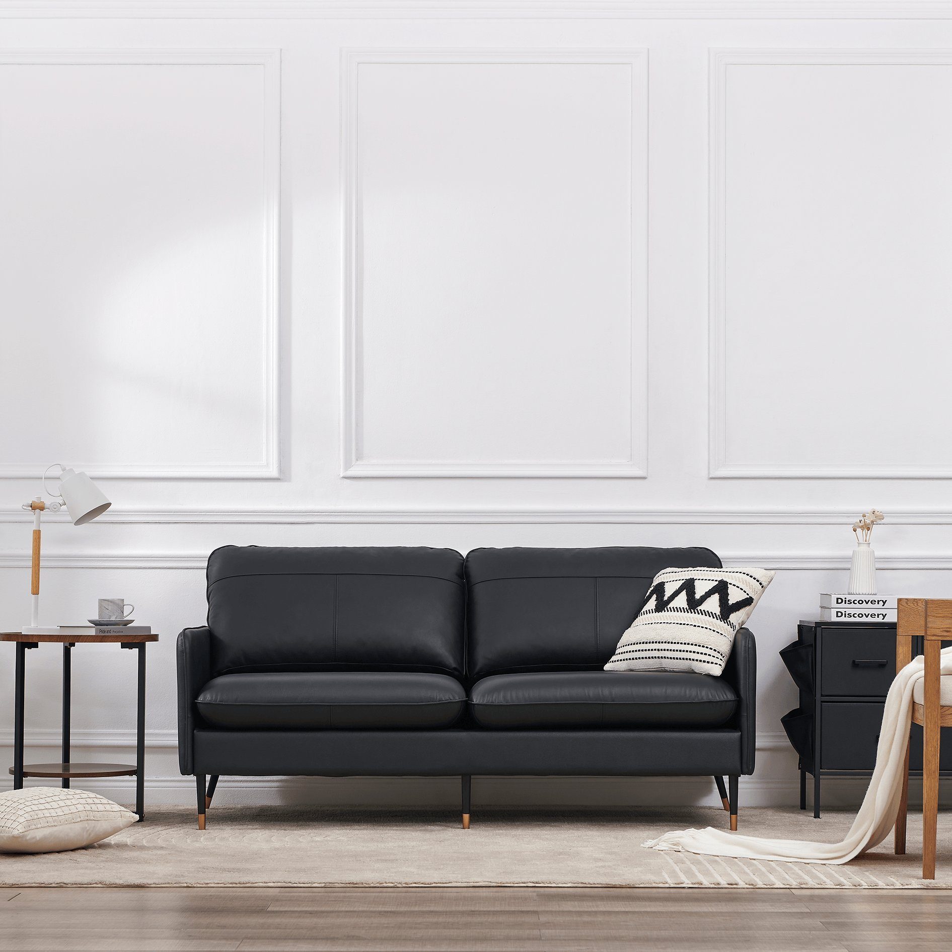 Z-Hom Sofa Leder Sofa 002 2-Sitzer-/ günstig online kaufen