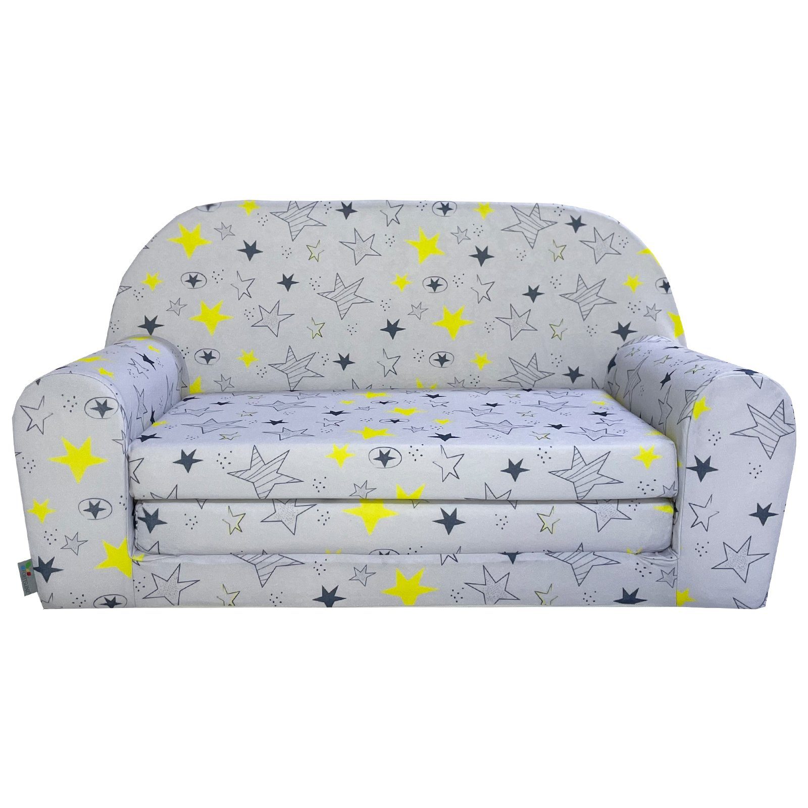 FORTISLINE Kindersitzgruppe Kindersofa "MINI" Kindercouch zum Aufklappen W386
