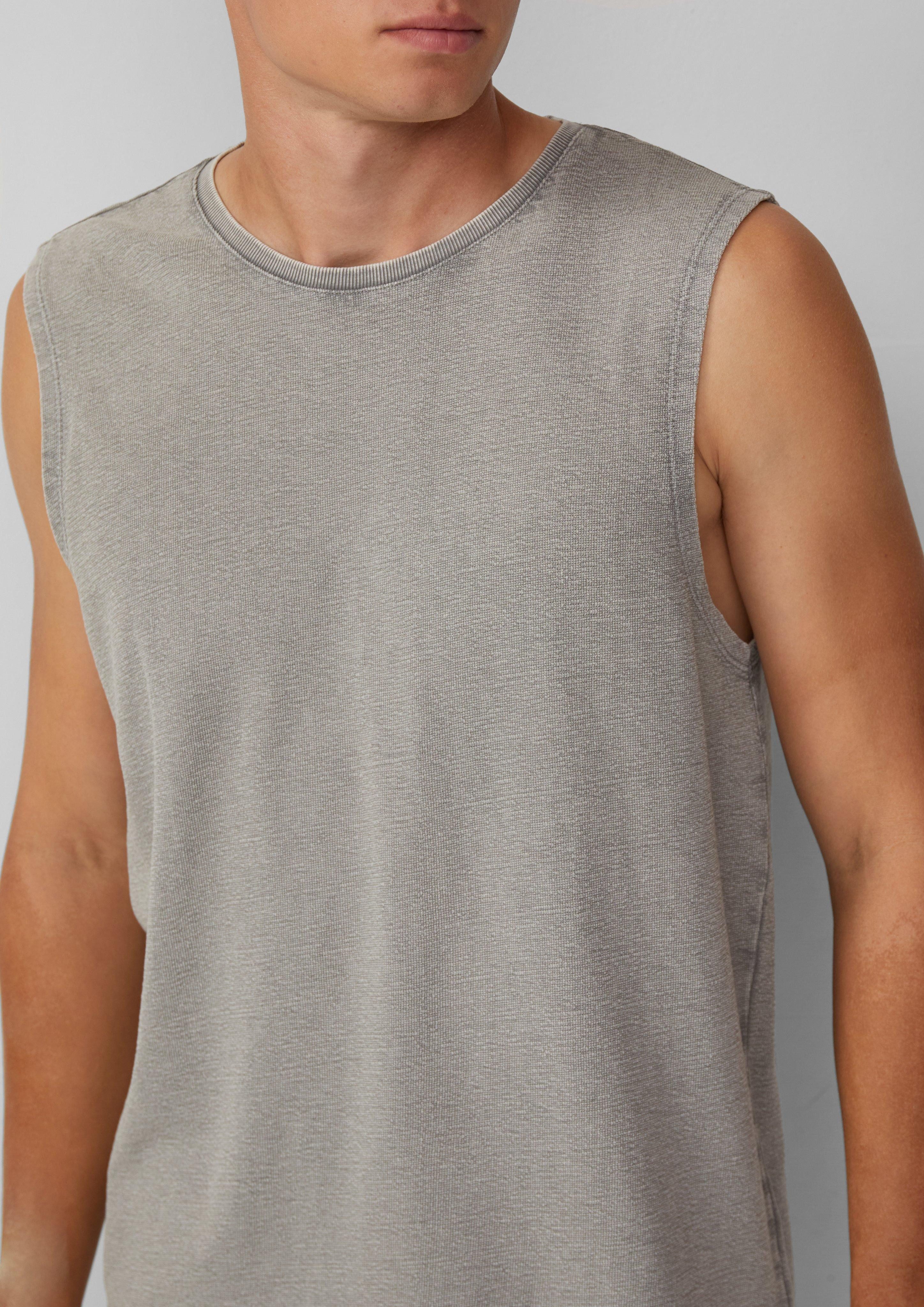 QS Shirttop Gewaschenes Tanktop aus Strukturjersey günstig online kaufen
