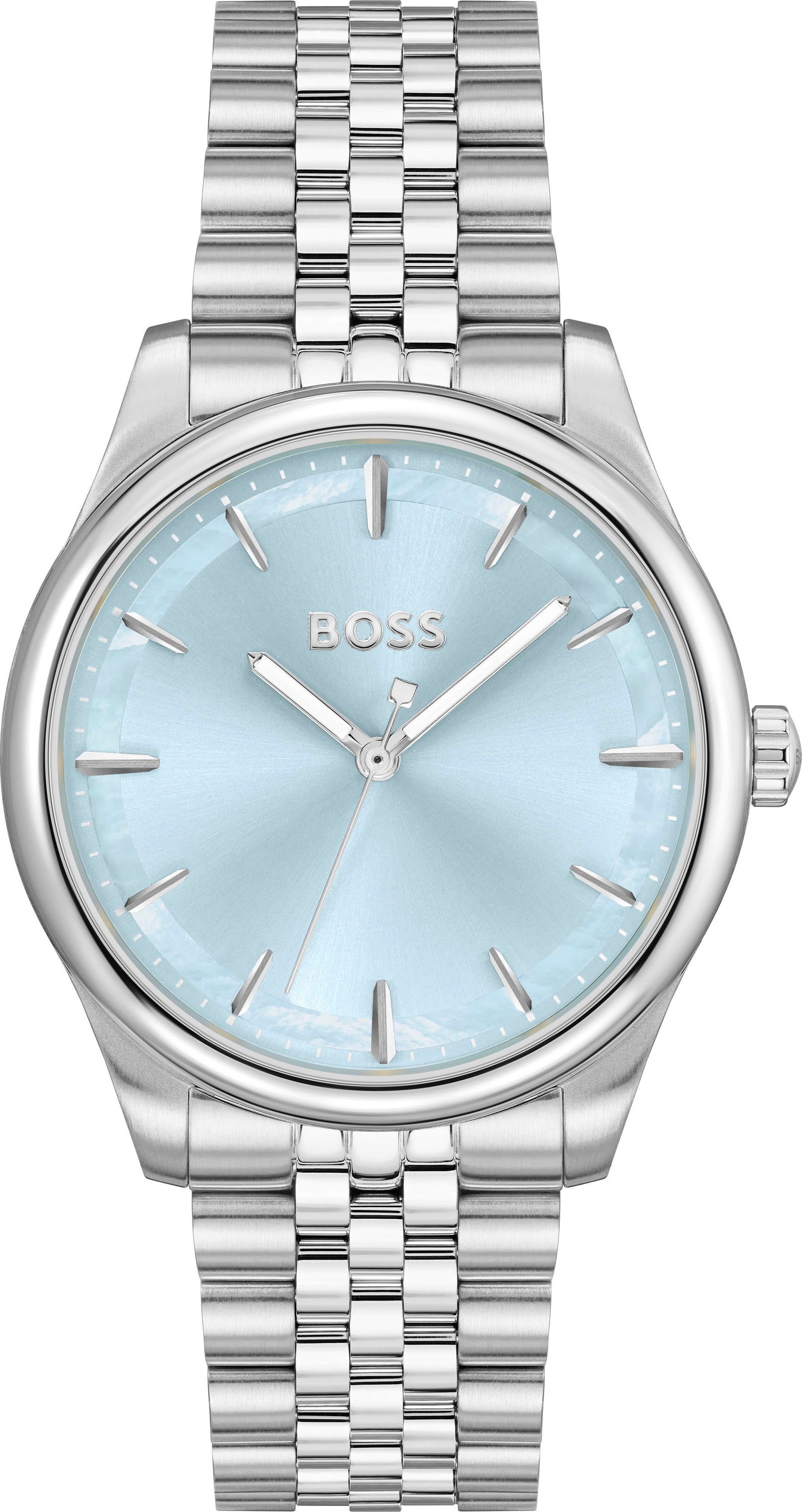 BOSS Quarzuhr GRACEFUL 1502777, Armbanduhr, Damenuhr, Edelstahlarmband, ana günstig online kaufen