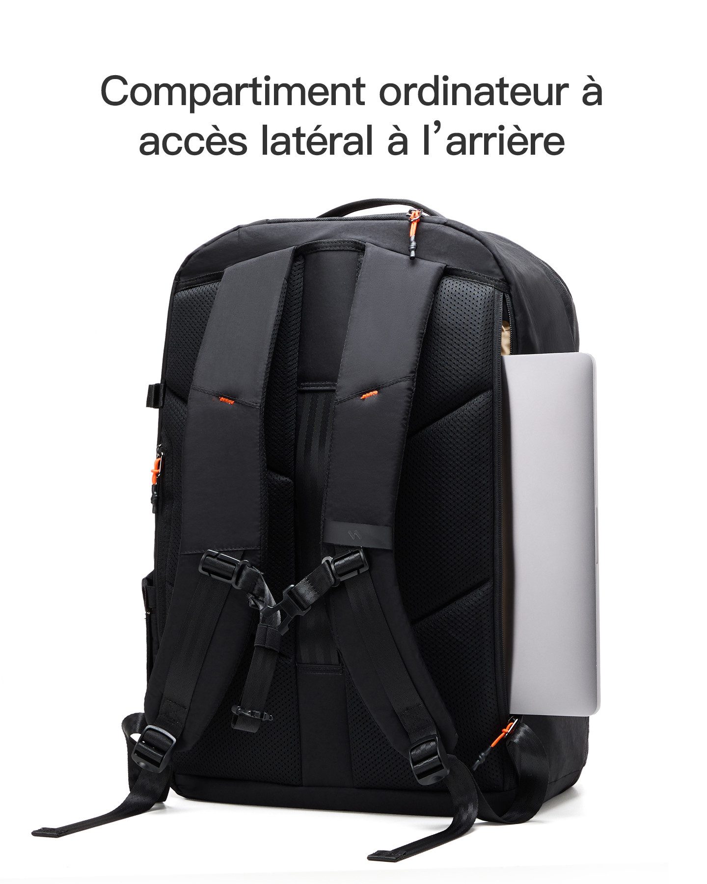 Inateck Laptoprucksack Reiserucksack 39L, TSA Handgepäck Herren für 15.6 Zoll Laptop, Spritzwassergeschützt TSA Handgepäck Flugzeug – Bild 4 von 5