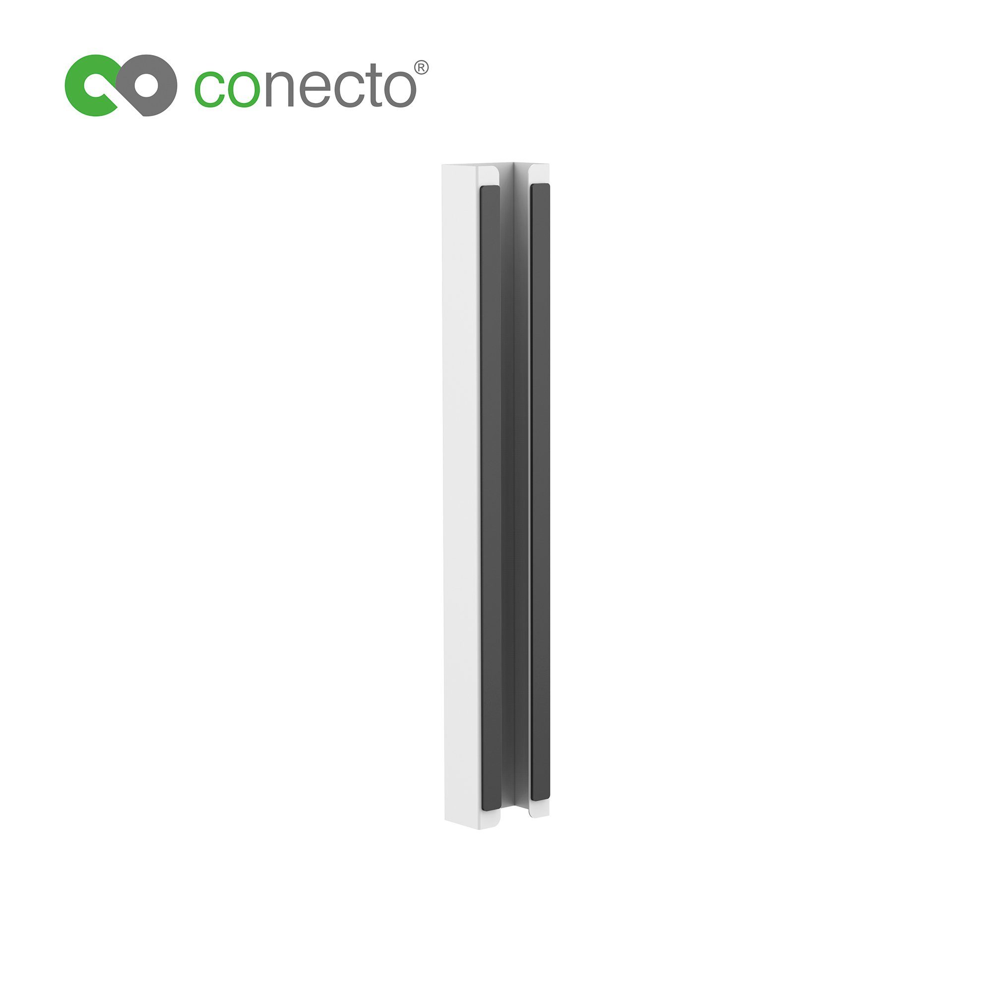 conecto Kabelkanal conecto® Schreibtisch Kabelkanal magnetisch 35 cm Länge, weiß