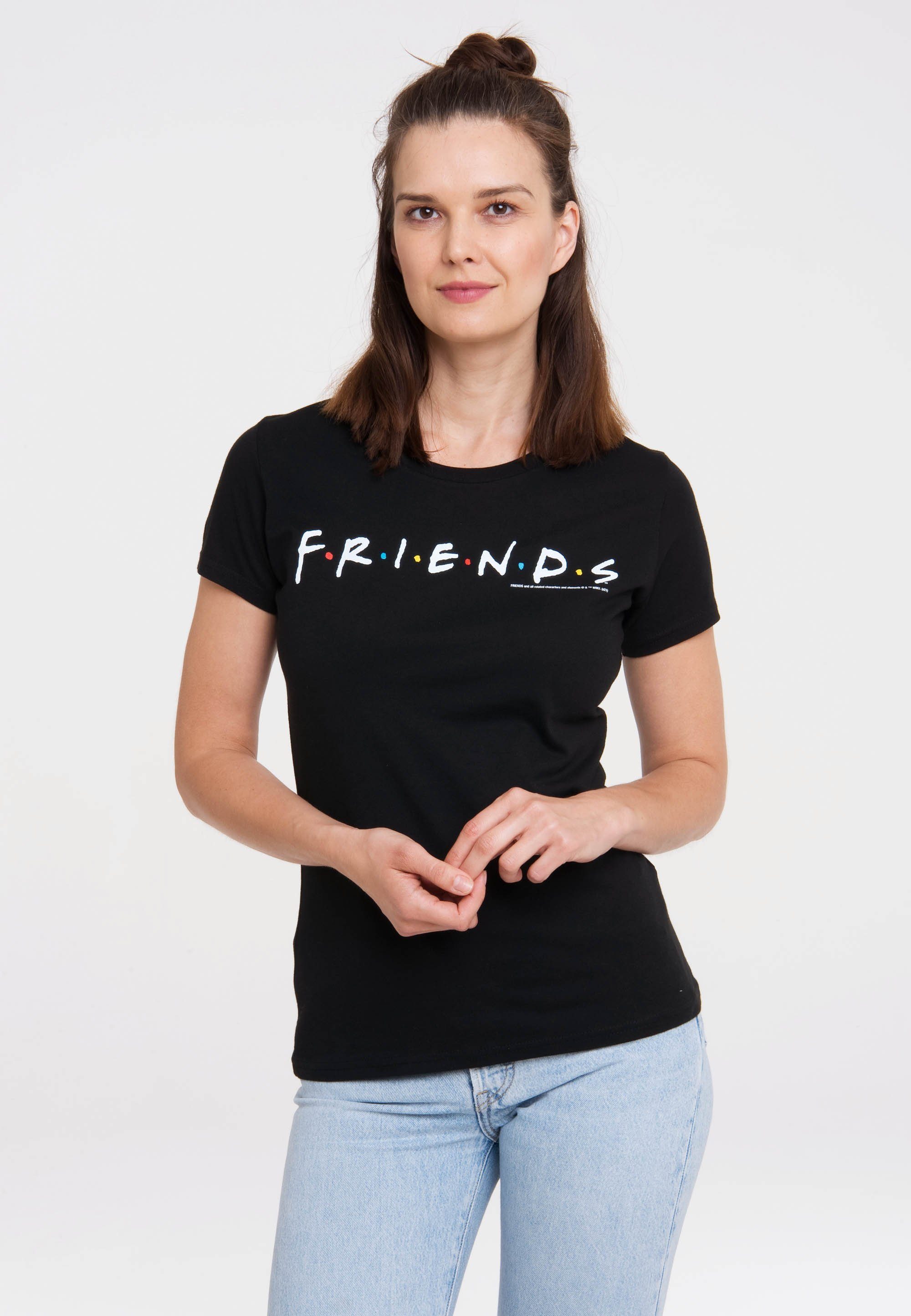 LOGOSHIRT T-Shirt Friends - Logo Print lizenziertem mit