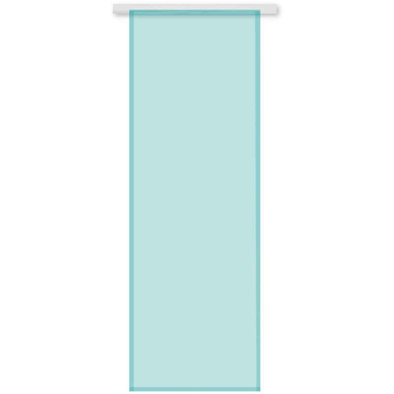 Vorhang, Bestgoodies, Klettband (1 St), transparent, Microfaser, Transparente Schiebegardine 60cm x 245cm (BxL), mit Klettband