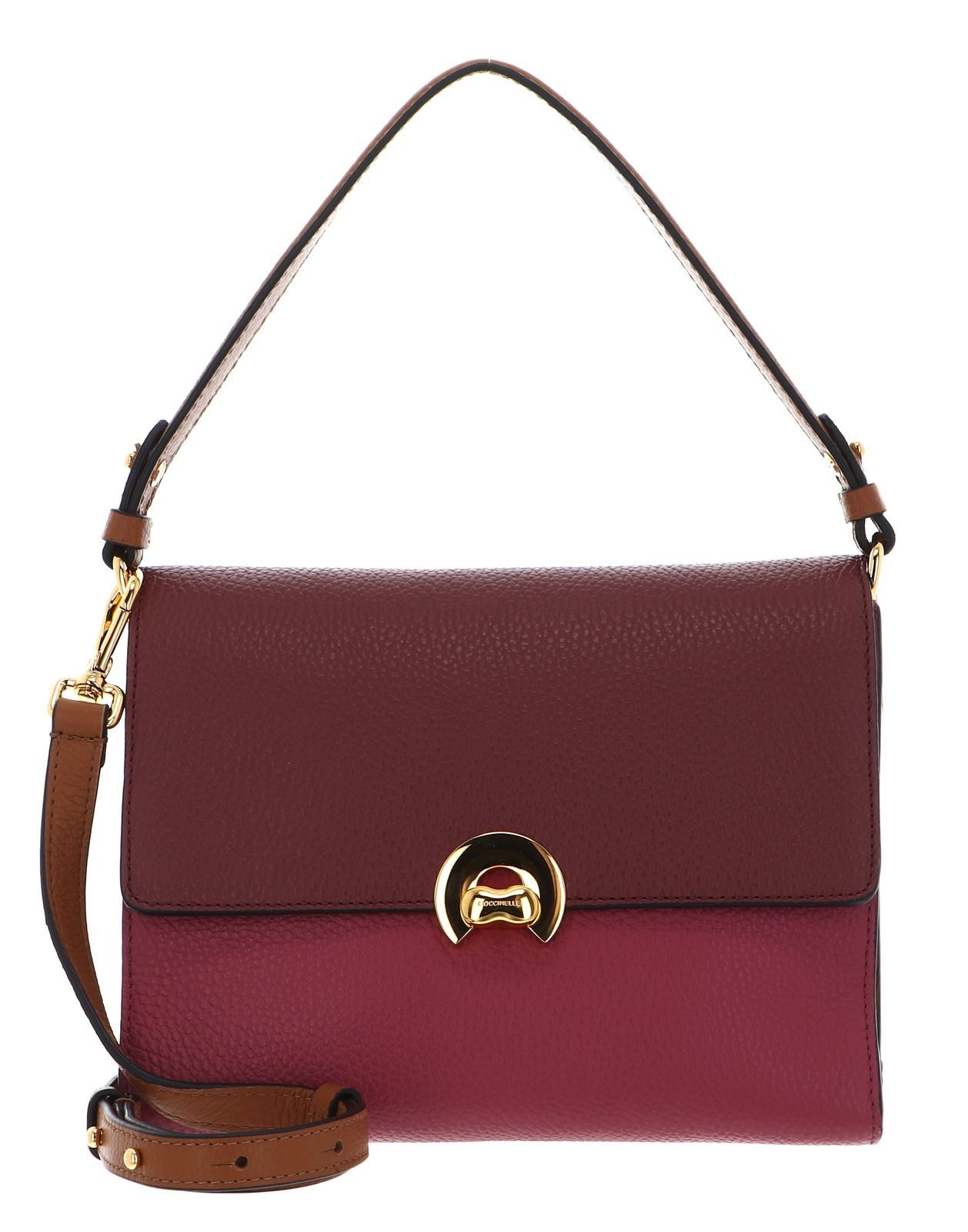 COCCINELLE Handtasche Handbag Grained Leather, aus echtem Rindsleder
