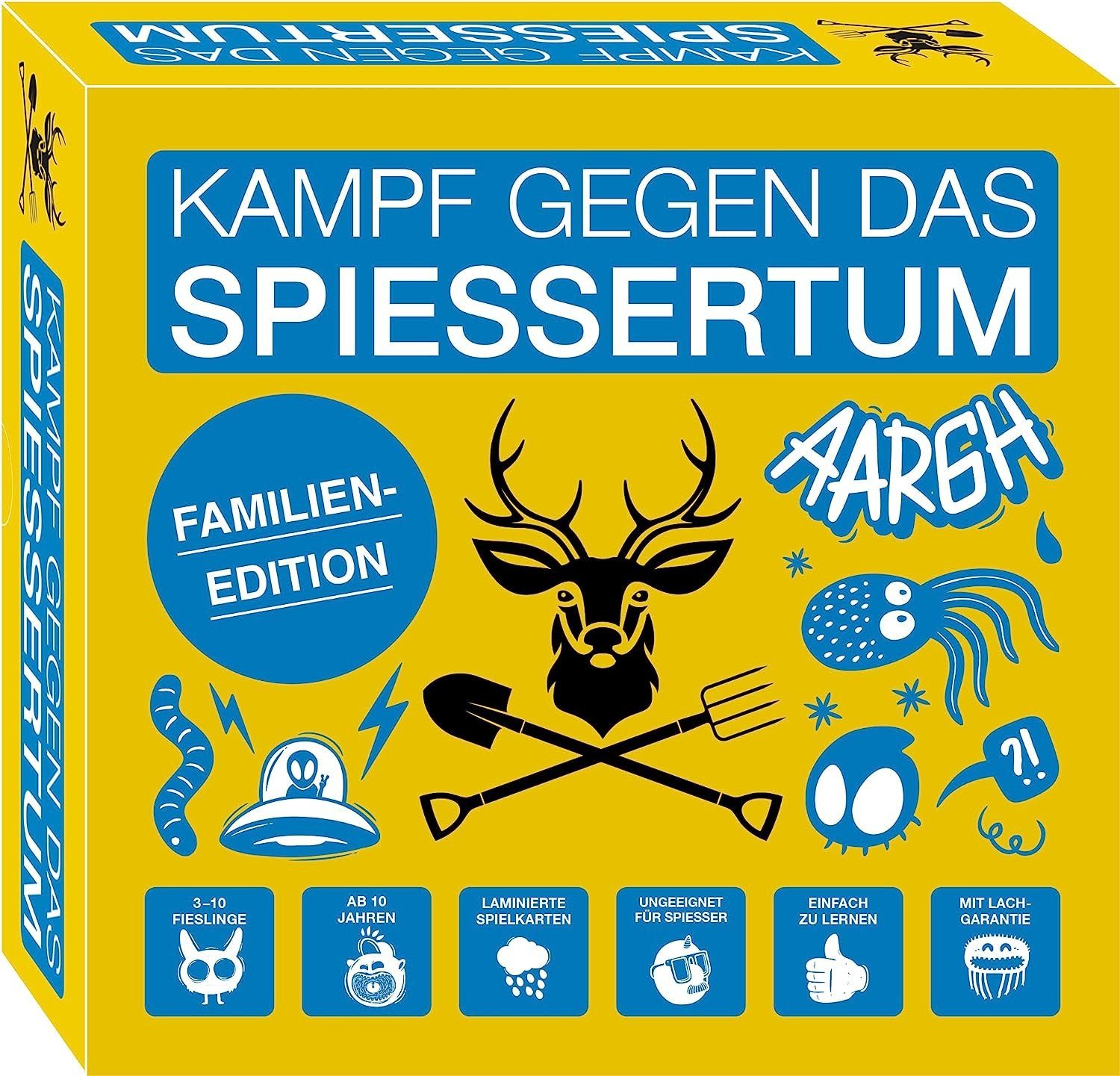 Spiel : Kampf gegen das Spiessertum - Familien Edition Partyspiel für Kinder