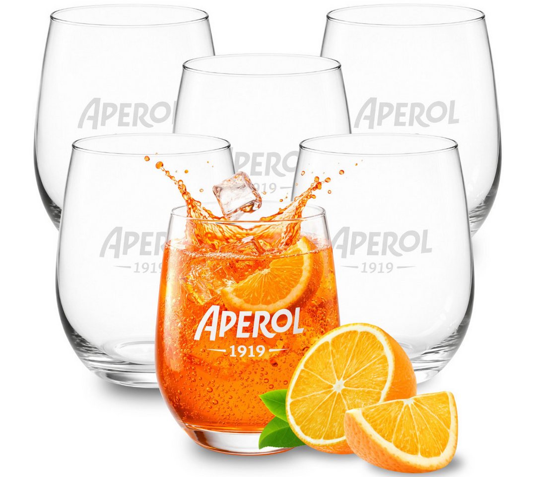 Maxito Cocktailglas als Aperol Gläser von hervorragender Qualität mit 500 ml, 6-tlg.