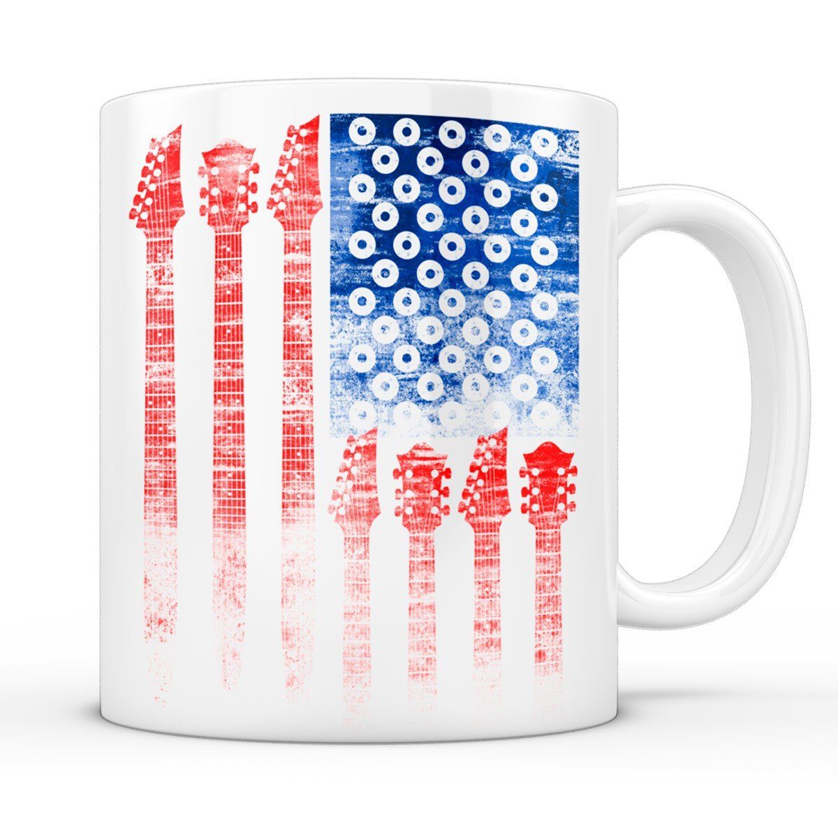 von vereinigte flagge rock stars style3 stripes Keramik, Kaffeebecher USA staaten Tasse Musik amerika Tasse,