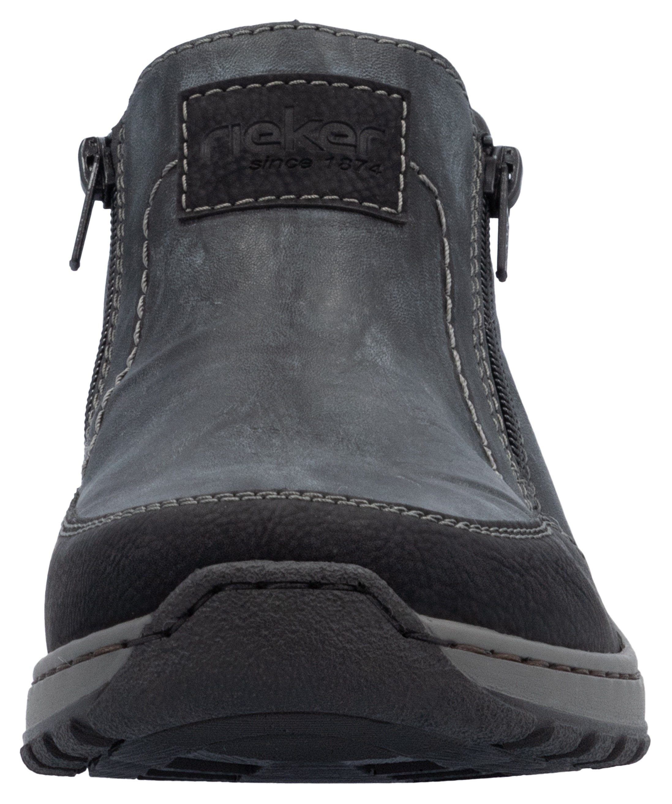 Rieker Winterboots, Winterstiefelette, Halbschuh mit beidseitigen Reißverschlüssen