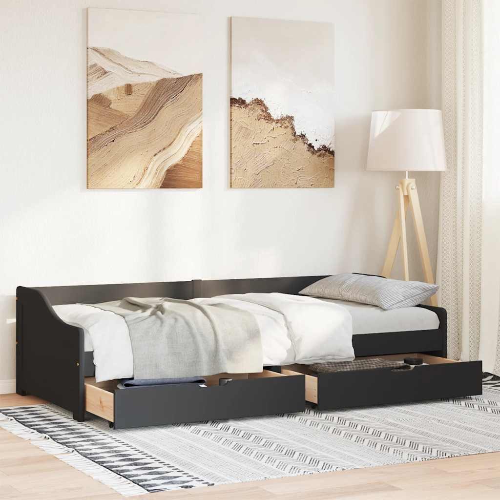 vidaXL Bett Tagesbett mit 2 Schubladen günstig online kaufen