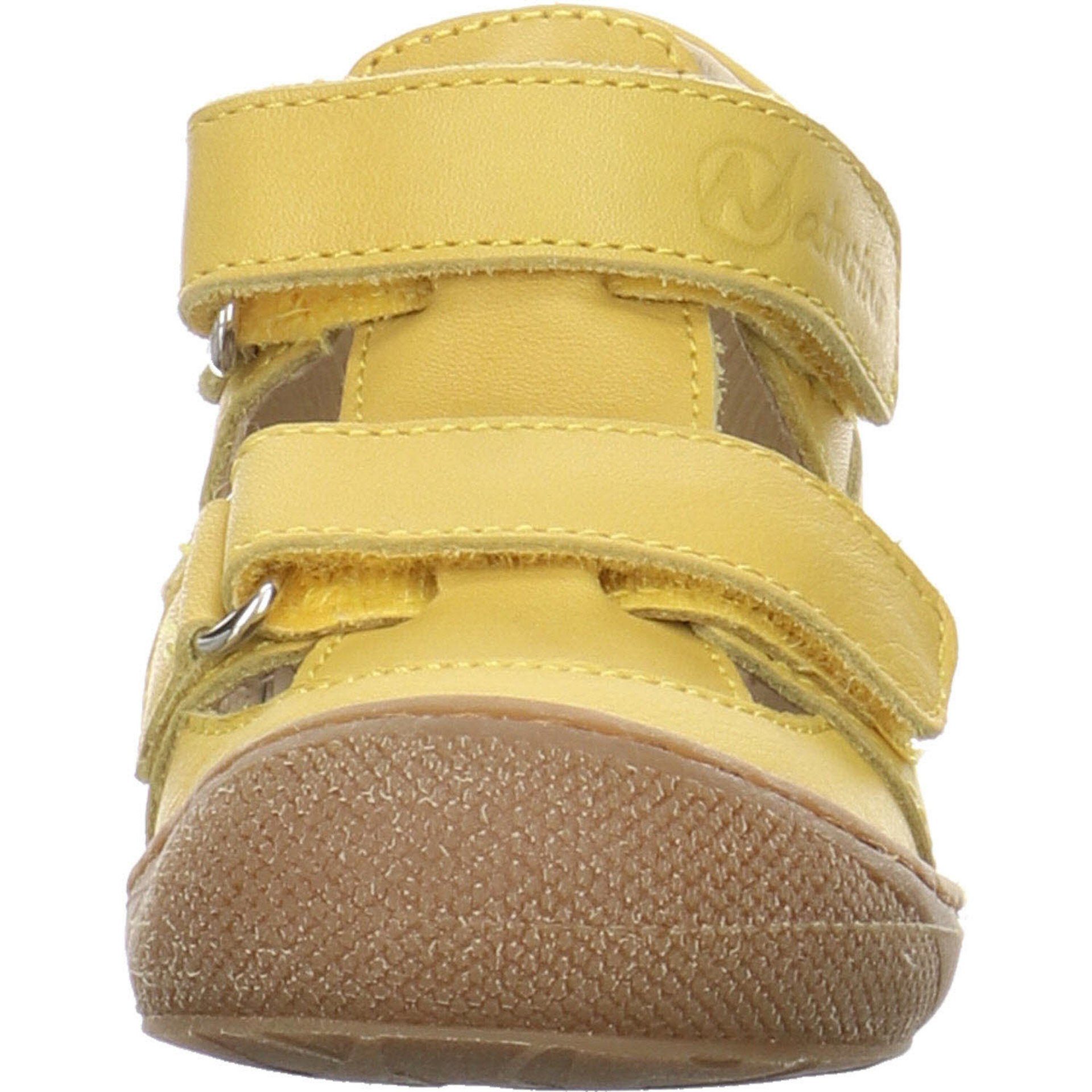 Naturino Jungen hell Minilette gelb Glattleder Puffy Sandalen Lauflernschuh Schuhe