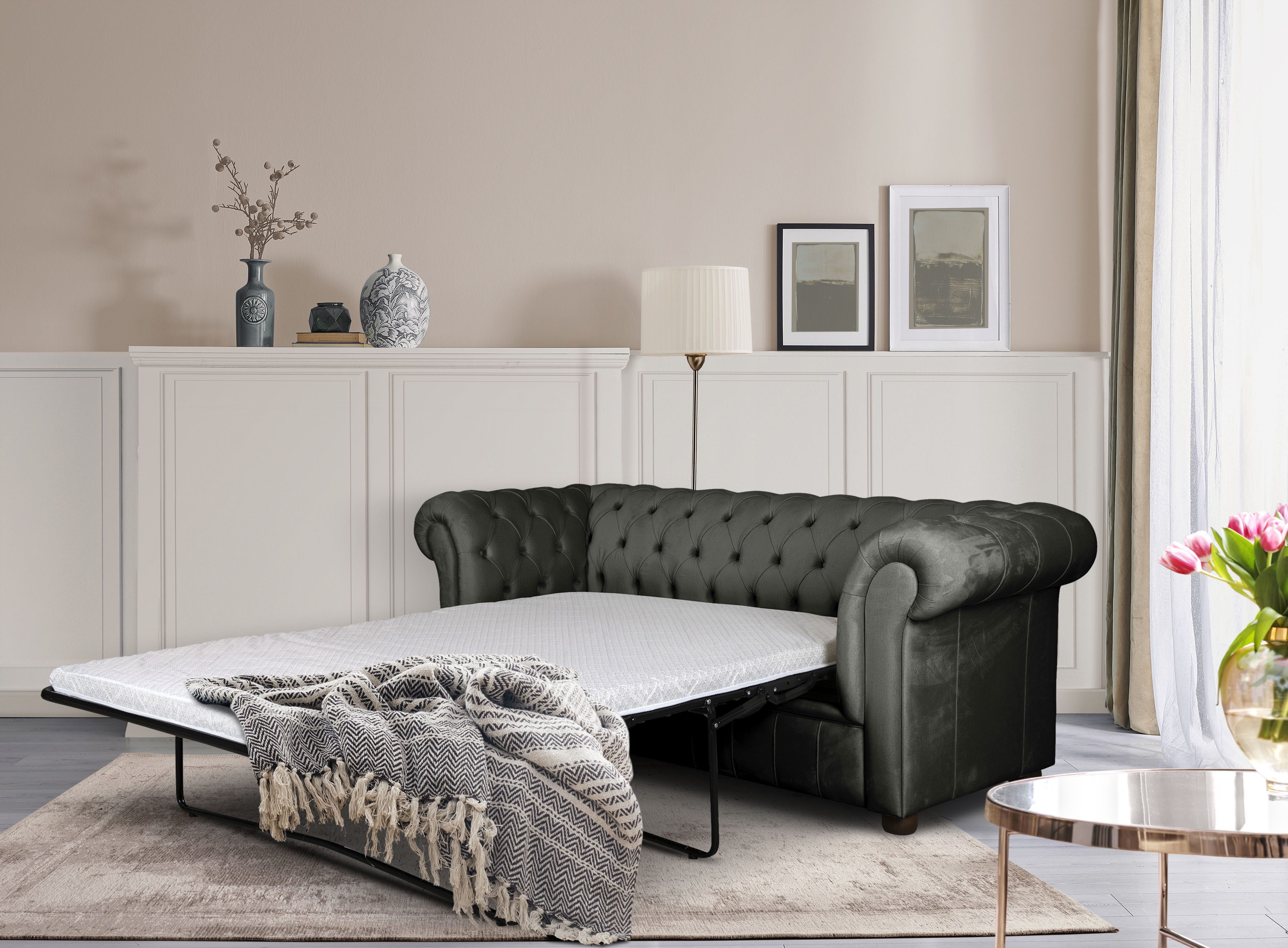 Home affaire 3-Sitzer CHARENTE, optionale Schlafsofa, günstig online kaufen