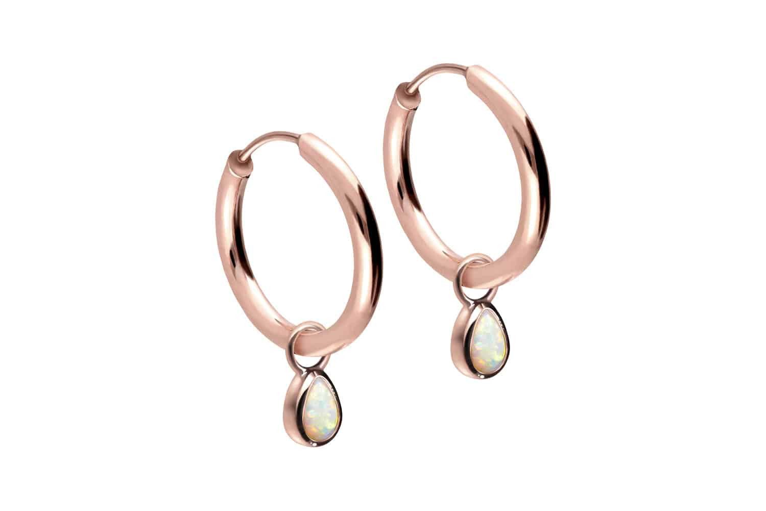 FILANGO Piercing-Set Chirurgenstahl Ohrclicker Creolen SYNTHETISCHER günstig online kaufen