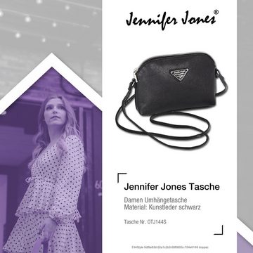 Jennifer Jones Umhängetasche OTJ144X Jennifer Jones Damen Umhängetasche Tasche (Umhängetasche), Damen Tasche in cognac, braun, ca. 23cm Breite