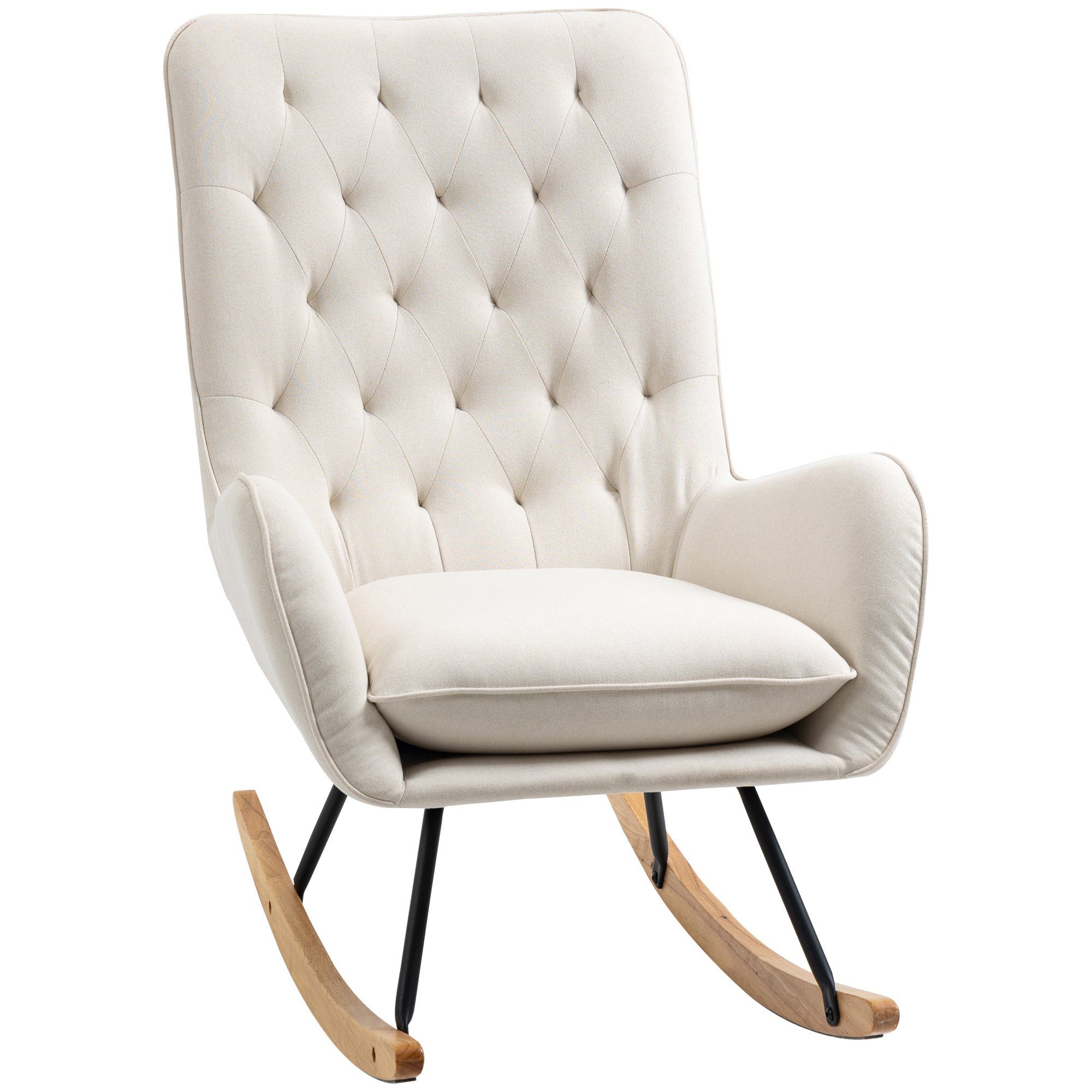 HOMCOM Schaukelstuhl Relaxsessel Schaukelsessel, Schwingsessel (Relaxstuhl, günstig online kaufen