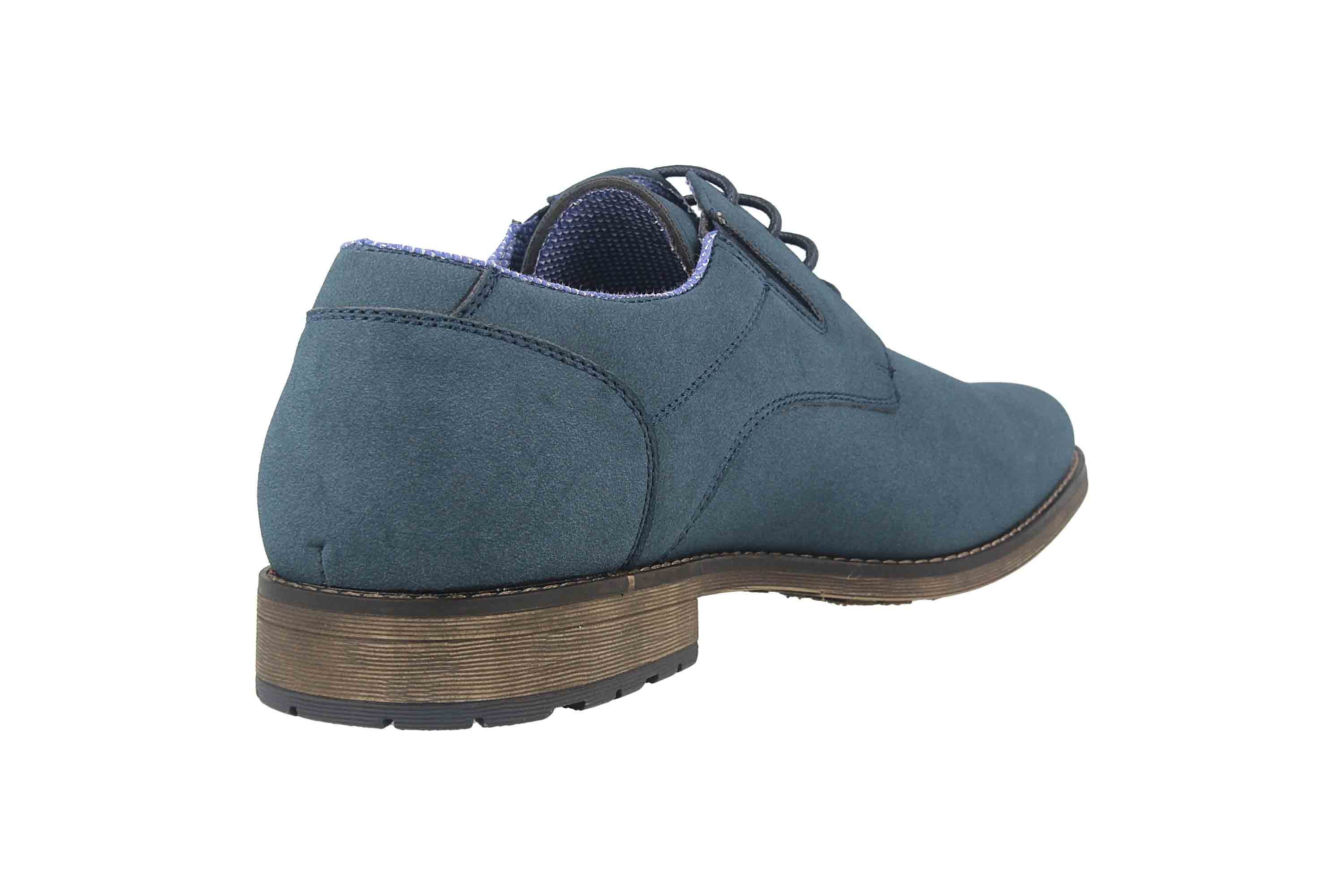 Mavins 3HH0180302 4100 Navy PU Nubuck Schnürschuh