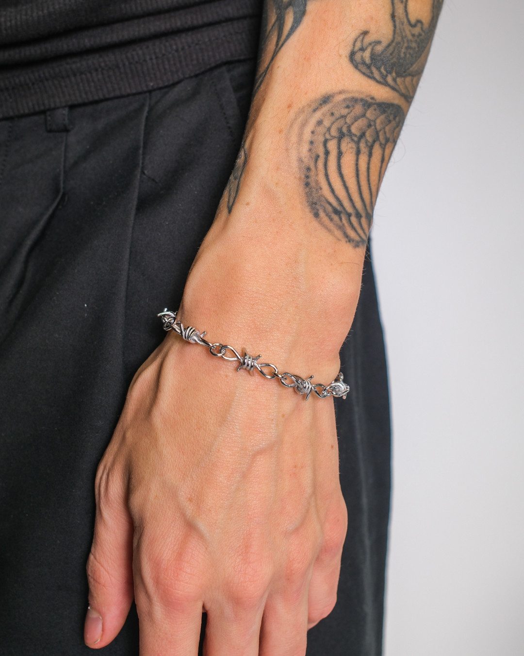 UNSHINEBAR Armband Stacheldraht Armband in Silber günstig online kaufen
