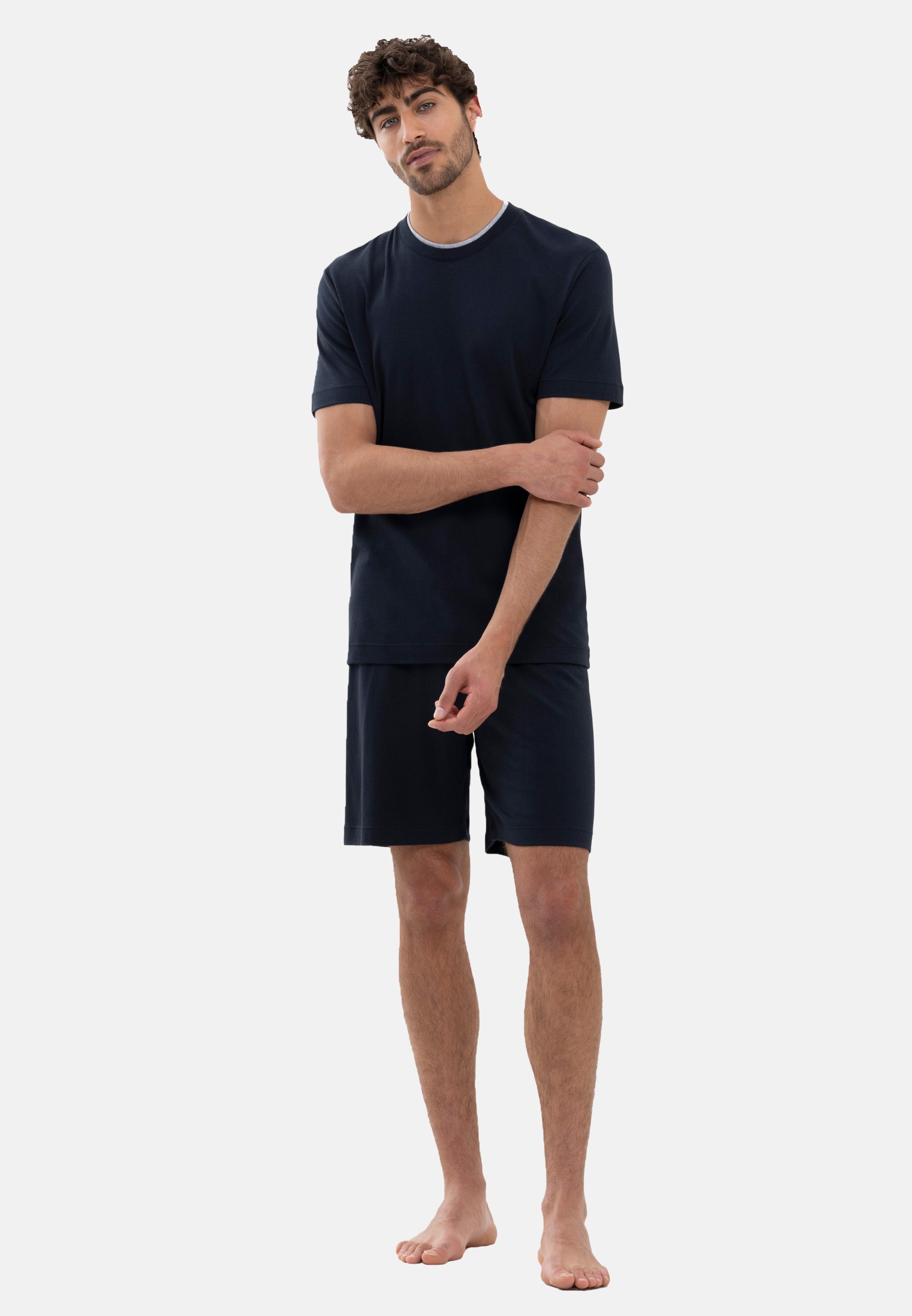 Mey Pyjamaoberteil Passform (1-tlg) NSTEX 2.0 legerer - Oberteil Baumwolle Schlafanzug In 