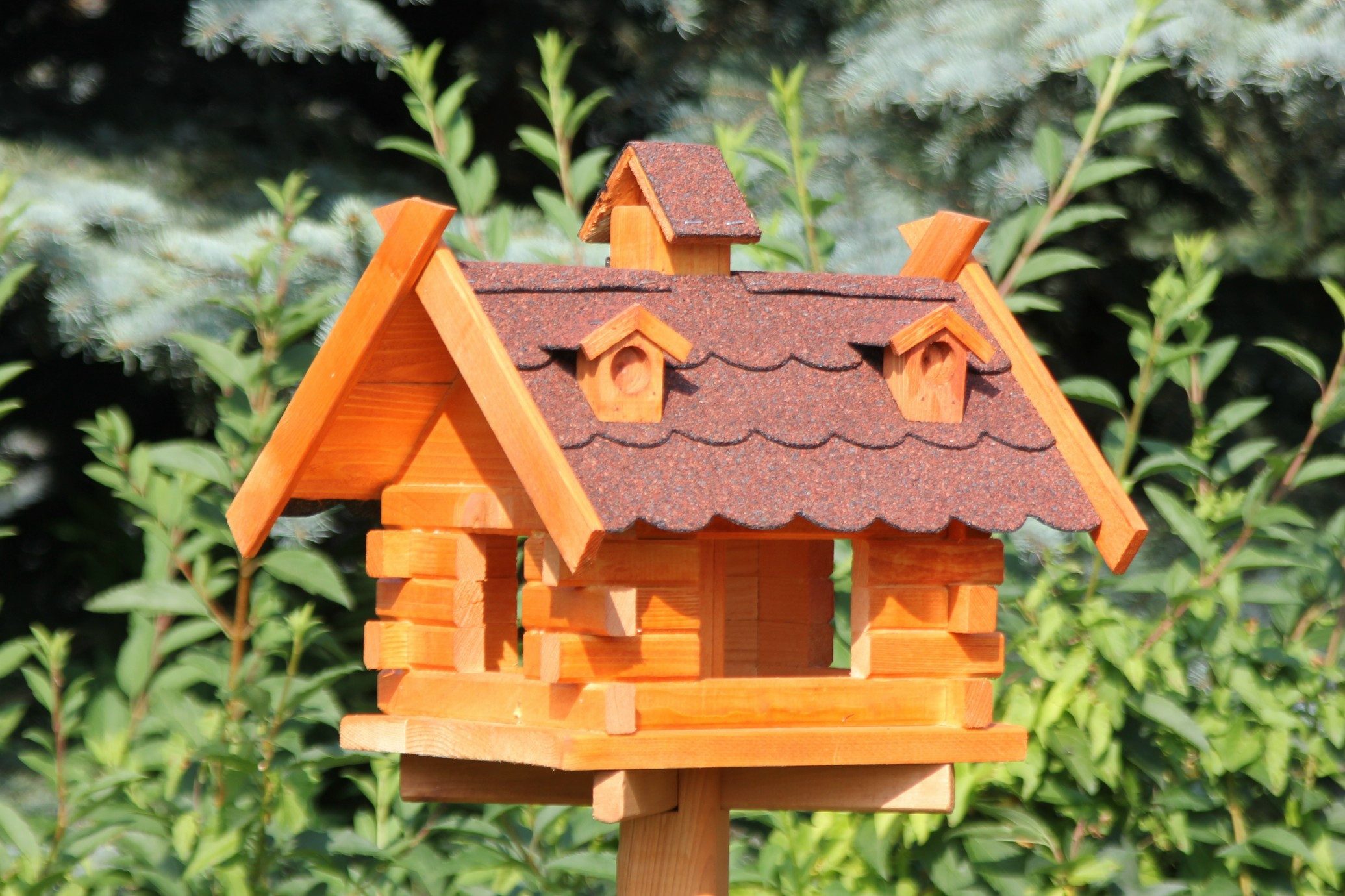 Holzdekoladen Vogelhaus Rechteckiges Vogelhaus aus Holz günstig online kaufen
