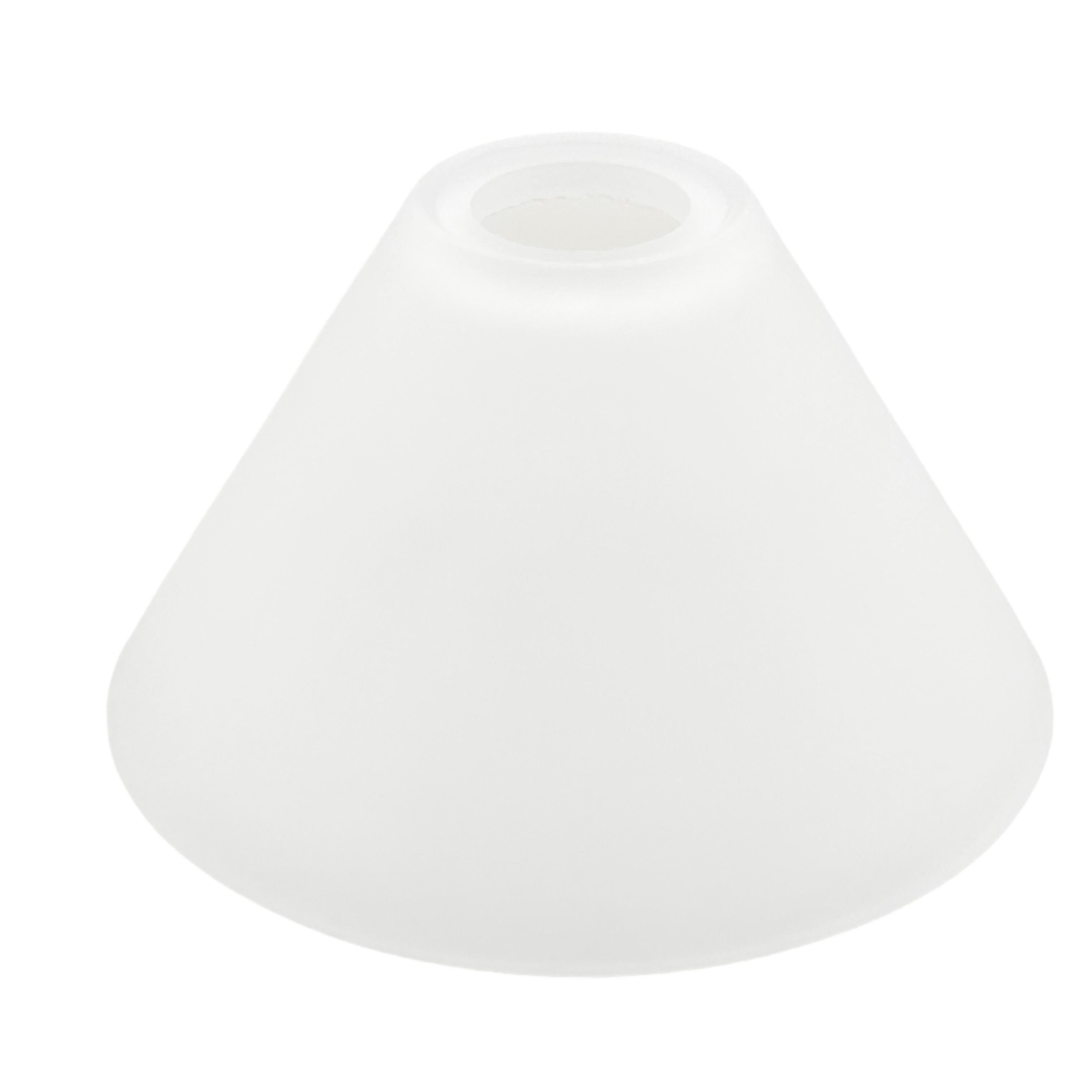 Home4Living Lampenschirm Ersatzglas opal matt weiß Ø138 mm – Lampenglas für E14, dekorativ