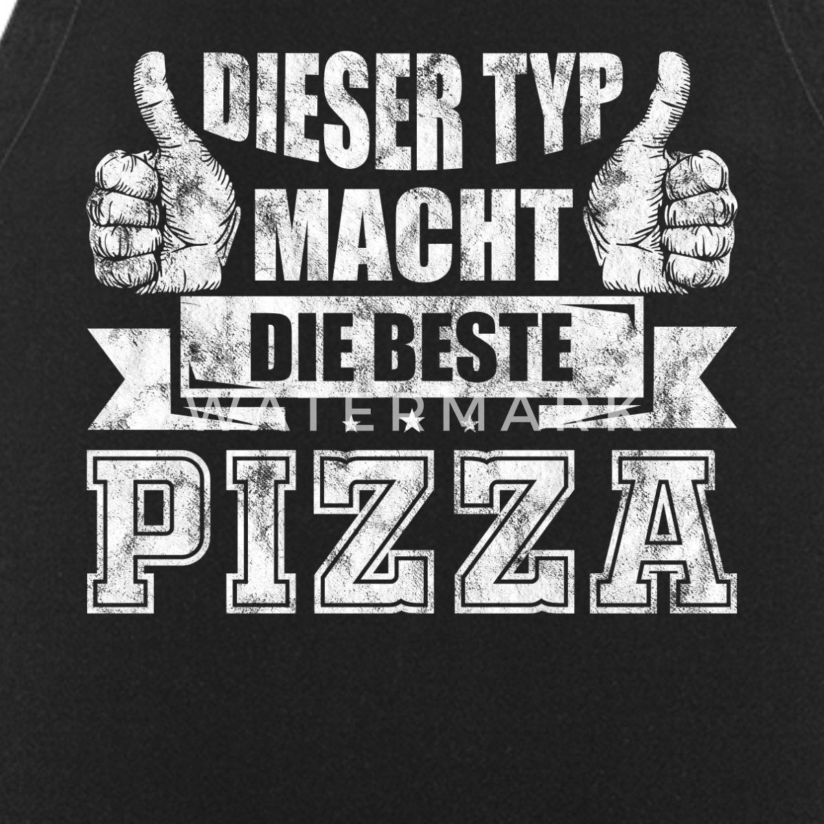 Spreadshirt Kochschürze Pizza Lustiger Spruch Pizzabäcker günstig online kaufen