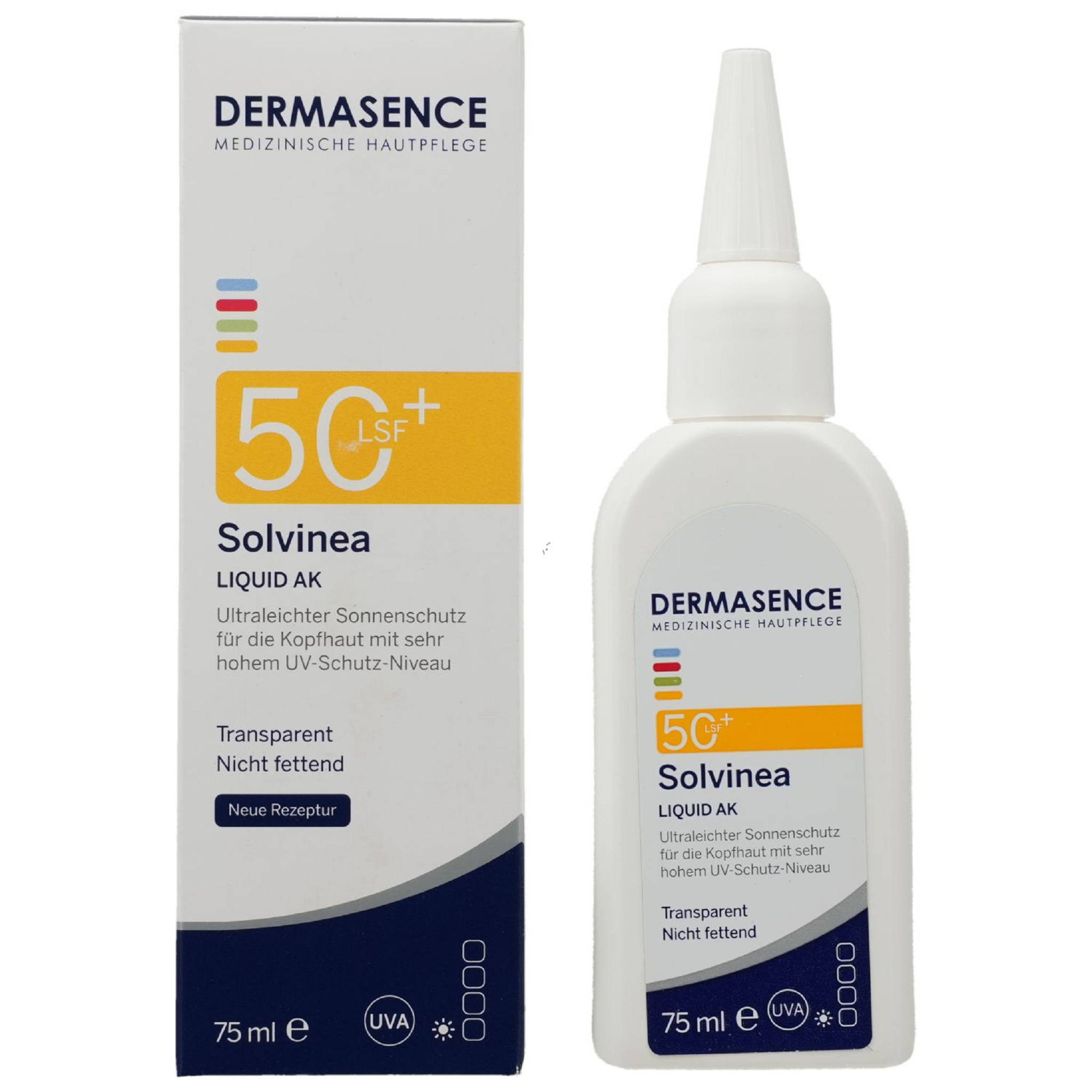 Dermasence Sonnenschutzlotion DERMASENCE Solvinea Liquid AK LSF 50+ 75ml