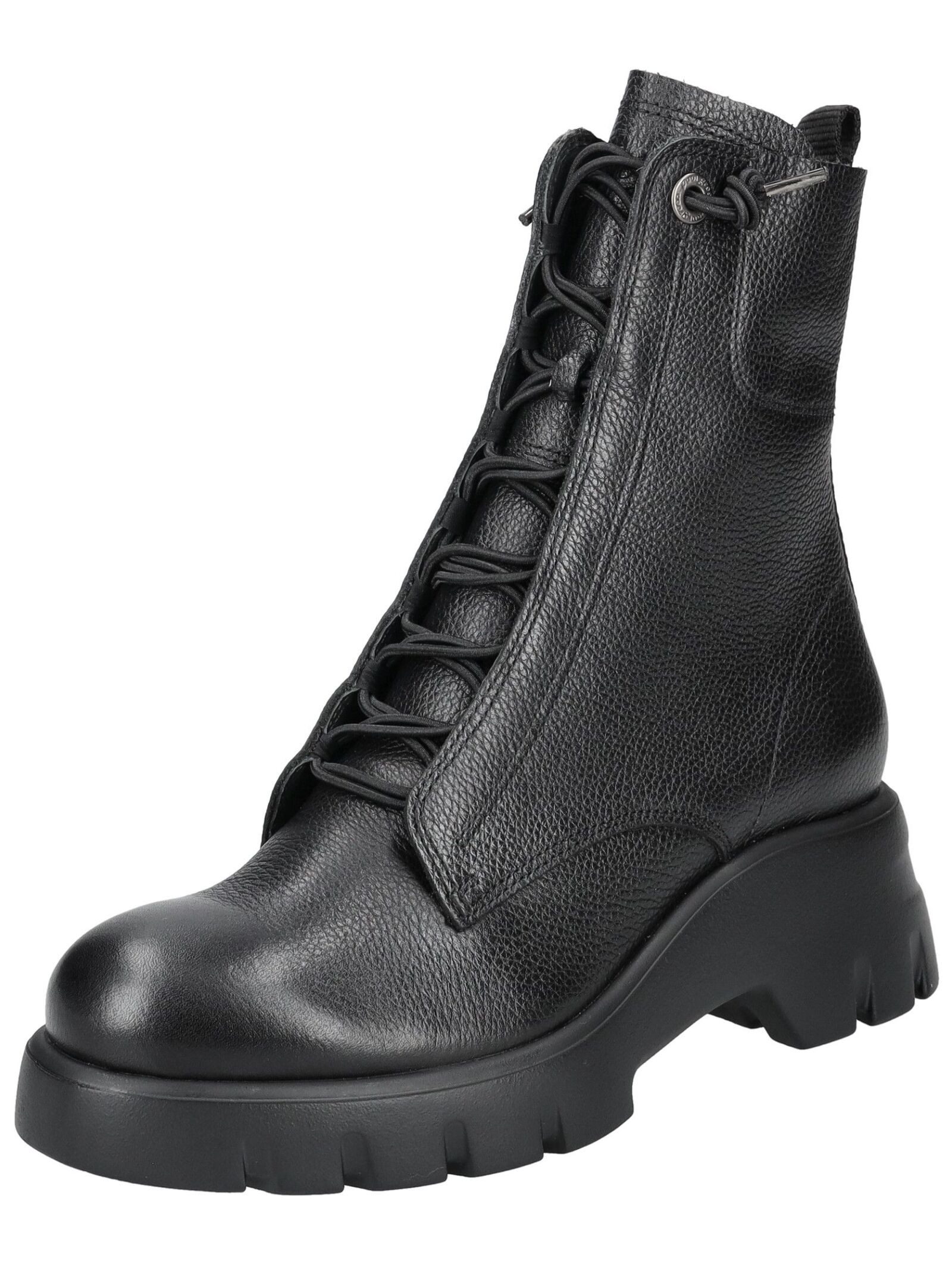 Paul Green Stiefelette Glattleder Schnürstiefelette