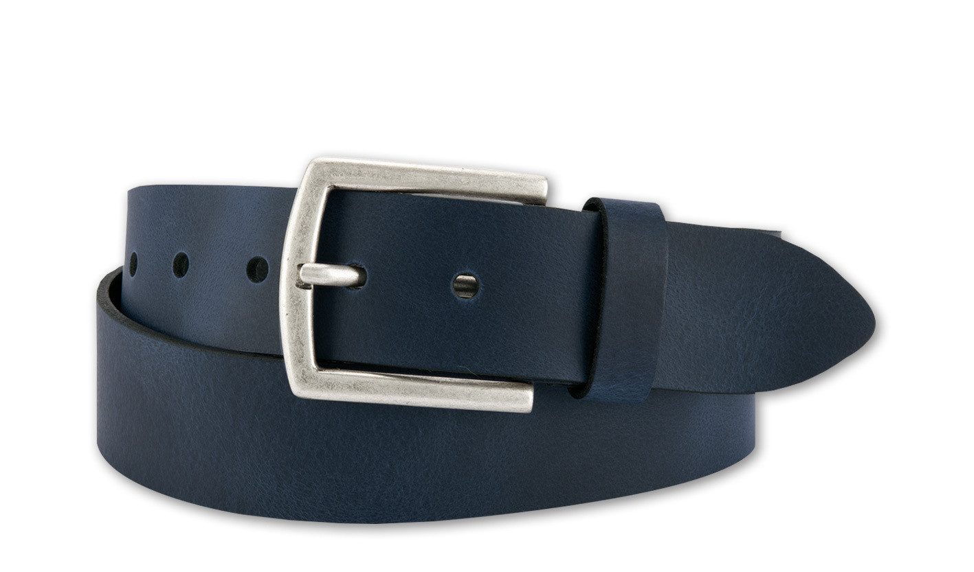 BERND GÖTZ Ledergürtel Ledergürtel mit silberfarbener Schließe günstig online kaufen