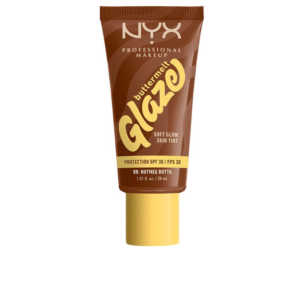 Nyx Professional Make Up Körperpflegemittel BUTTERMELT GLAZE Sonnenschutzfarbe + SPF30 #08 -Nutmeg Butta 30 ml