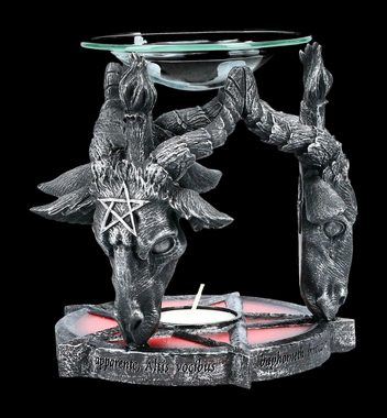 Figuren Shop GmbH Duftlampe Duftlampe - Baphomet Pentagramm - Nemesis Now Gothic Deko