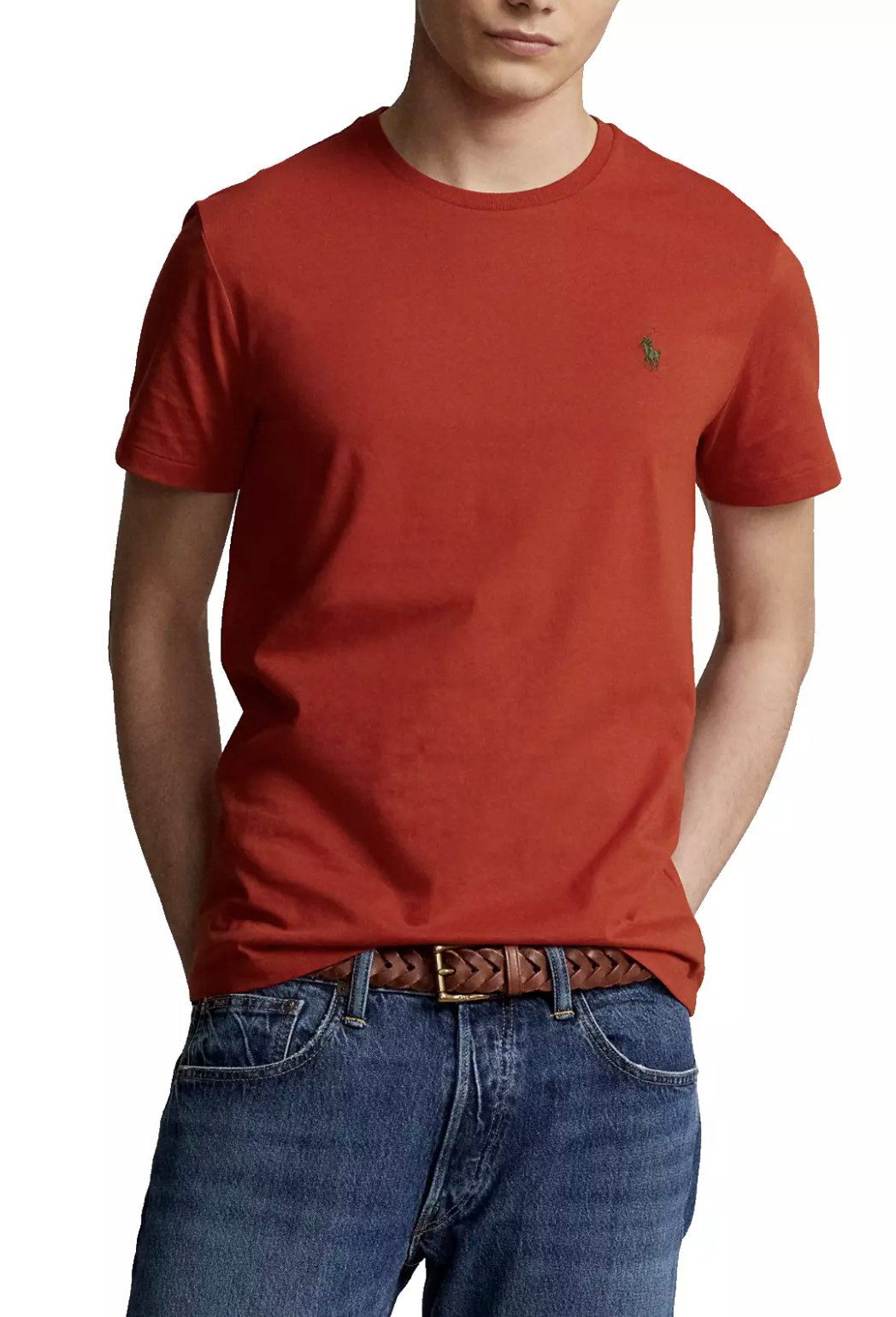 Polo Ralph Lauren T-Shirt Custom Slim Fit Pony Hochwertige Jersey-Qualität aus Pima-Baumwolle