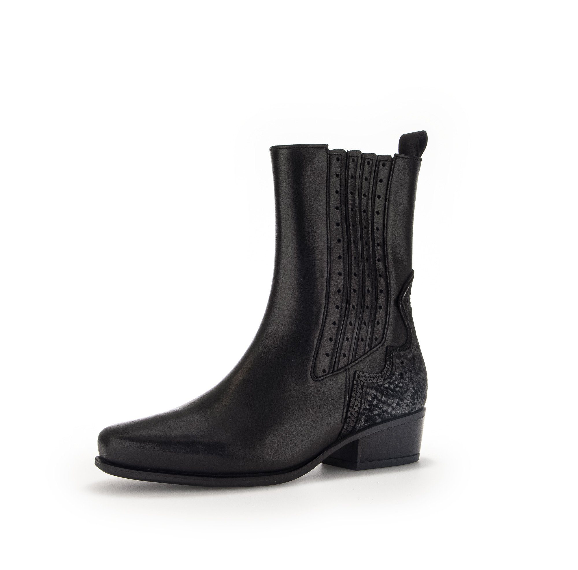 Gabor Damen Stiefeletten – Klassisches Design, Moderate Mehrweite G – Mit Reißverschluss, 6 Cm Absatz