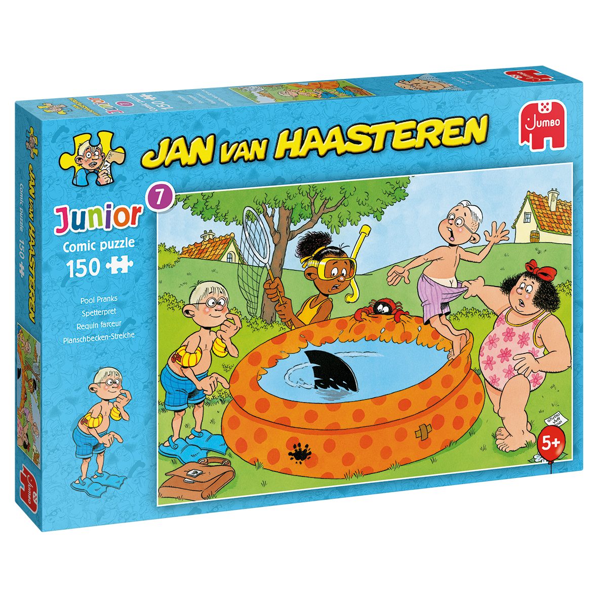 Puzzle Jan van Haasteren Junior 7 Planschbecken-Streiche 150 Teile Puzzle