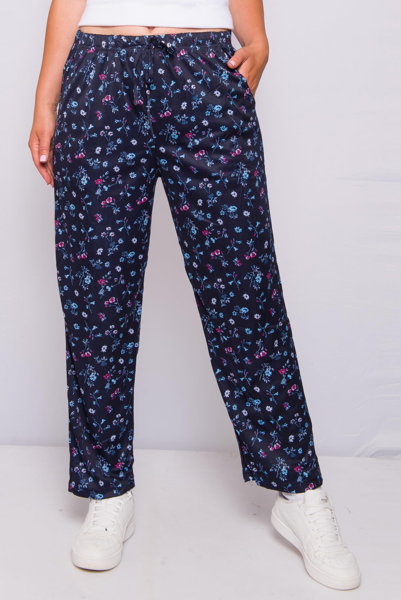 Strandhose Damen Sommerhose leicht lang
