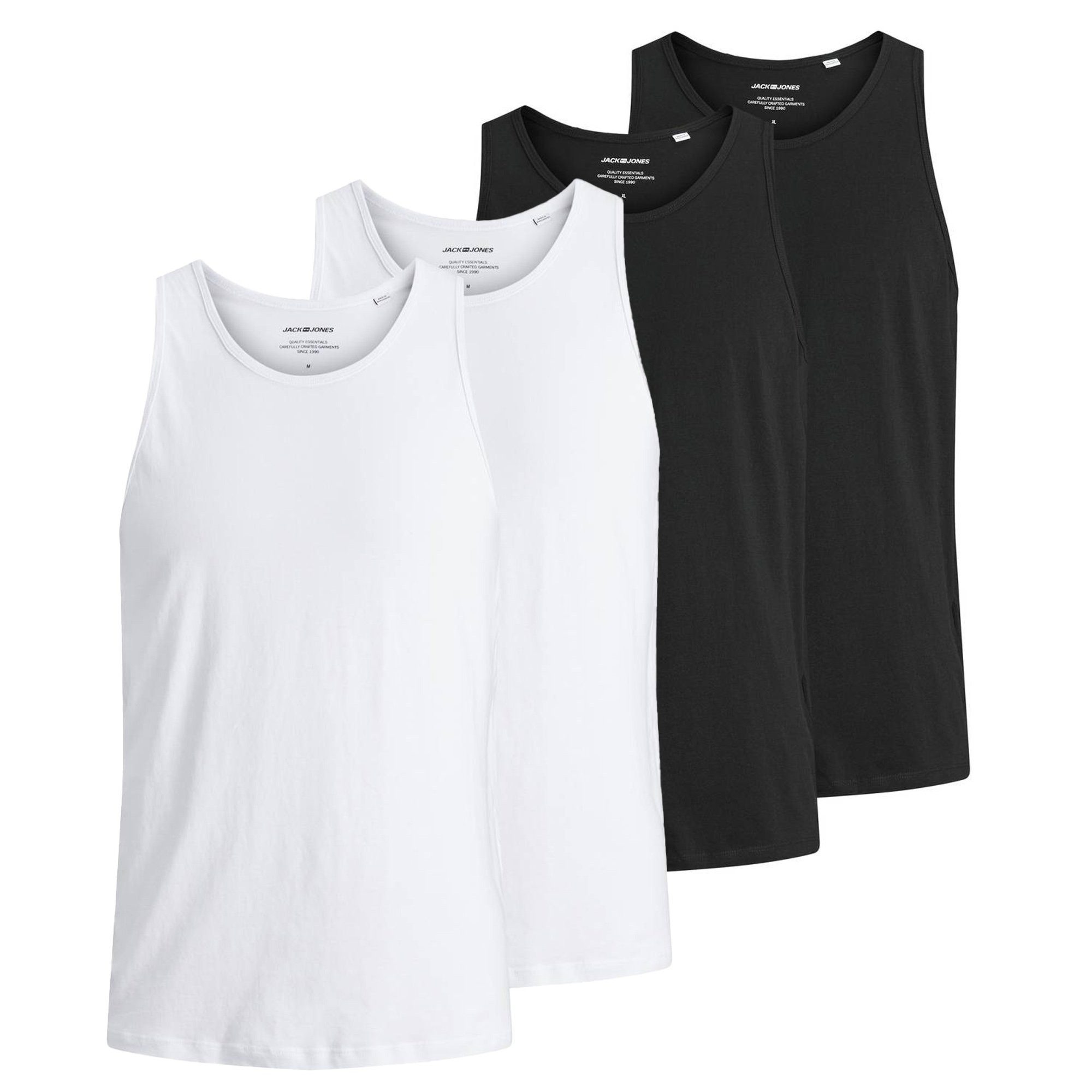 Unterhemd Herren Unterhemd 4er Pack Baumwolle