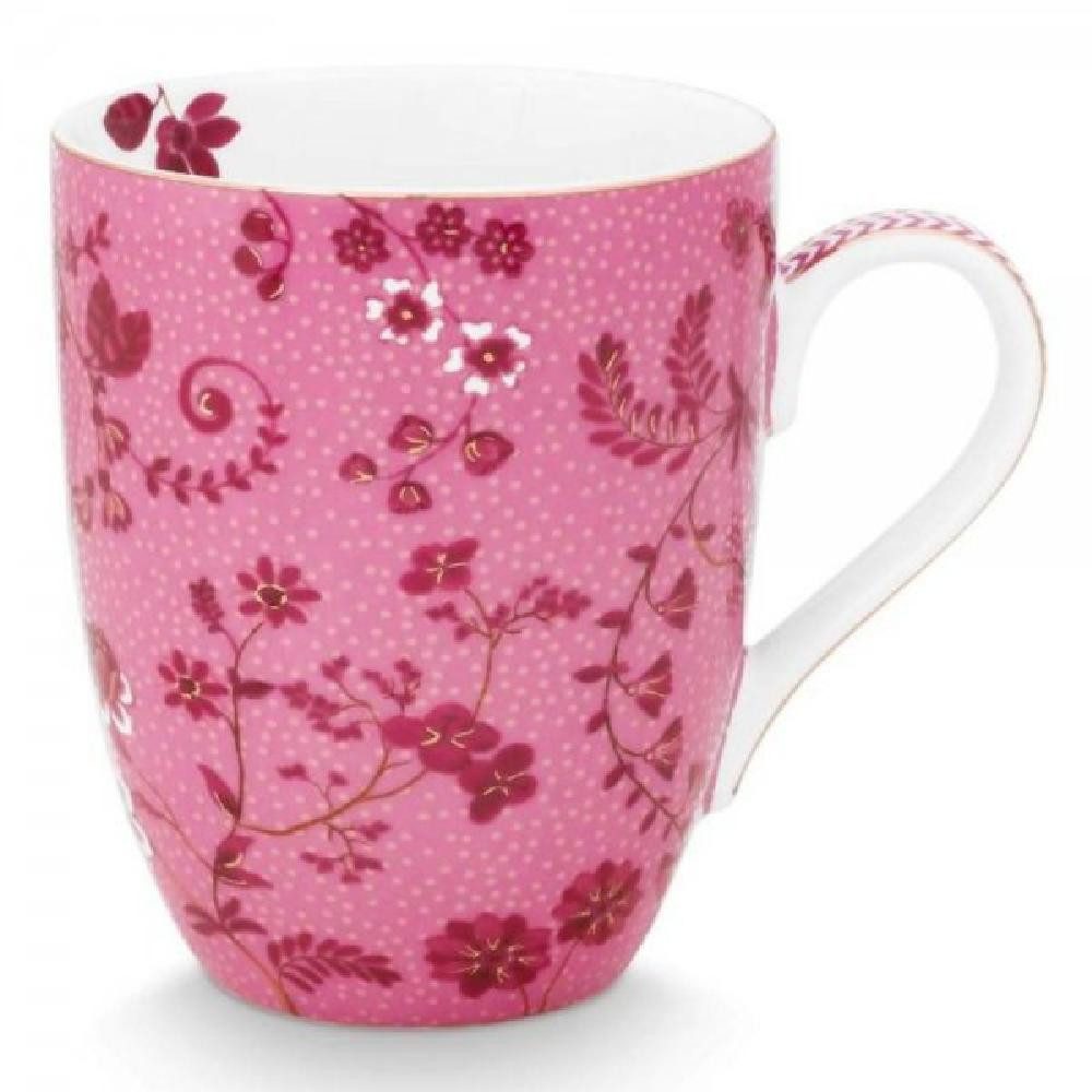 PiP Studio Tasse Henkelbecher Jolie Flowers Pink (Groß)