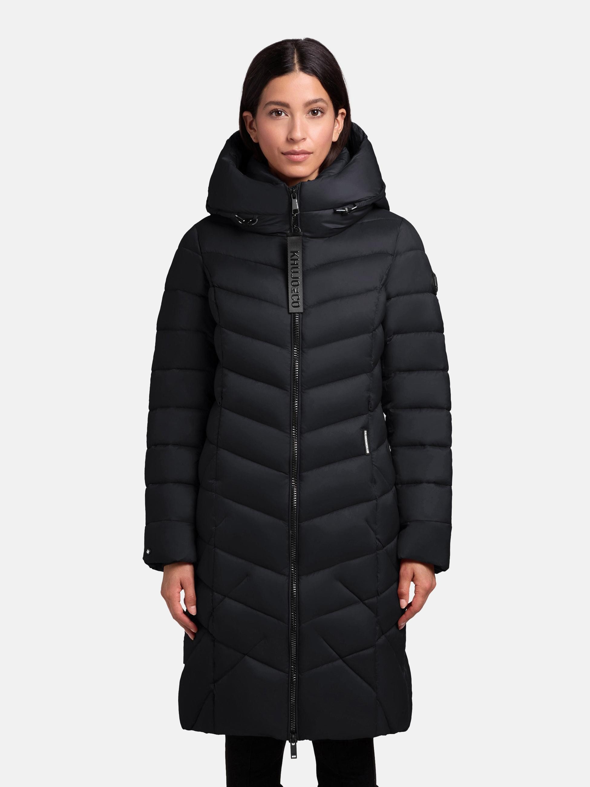 khujo Steppmantel Odana3-YM Gesteppter langer Wintermantel günstig online kaufen