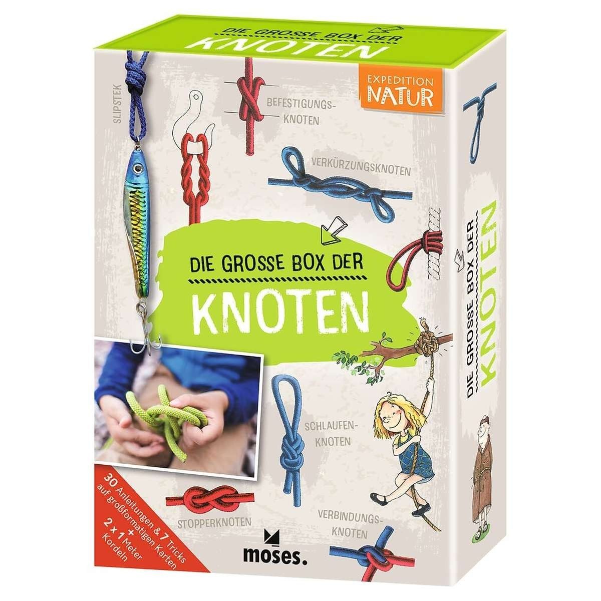 Moses. Verlag Kreativset Expedition Natur - Die große Box der Knoten
