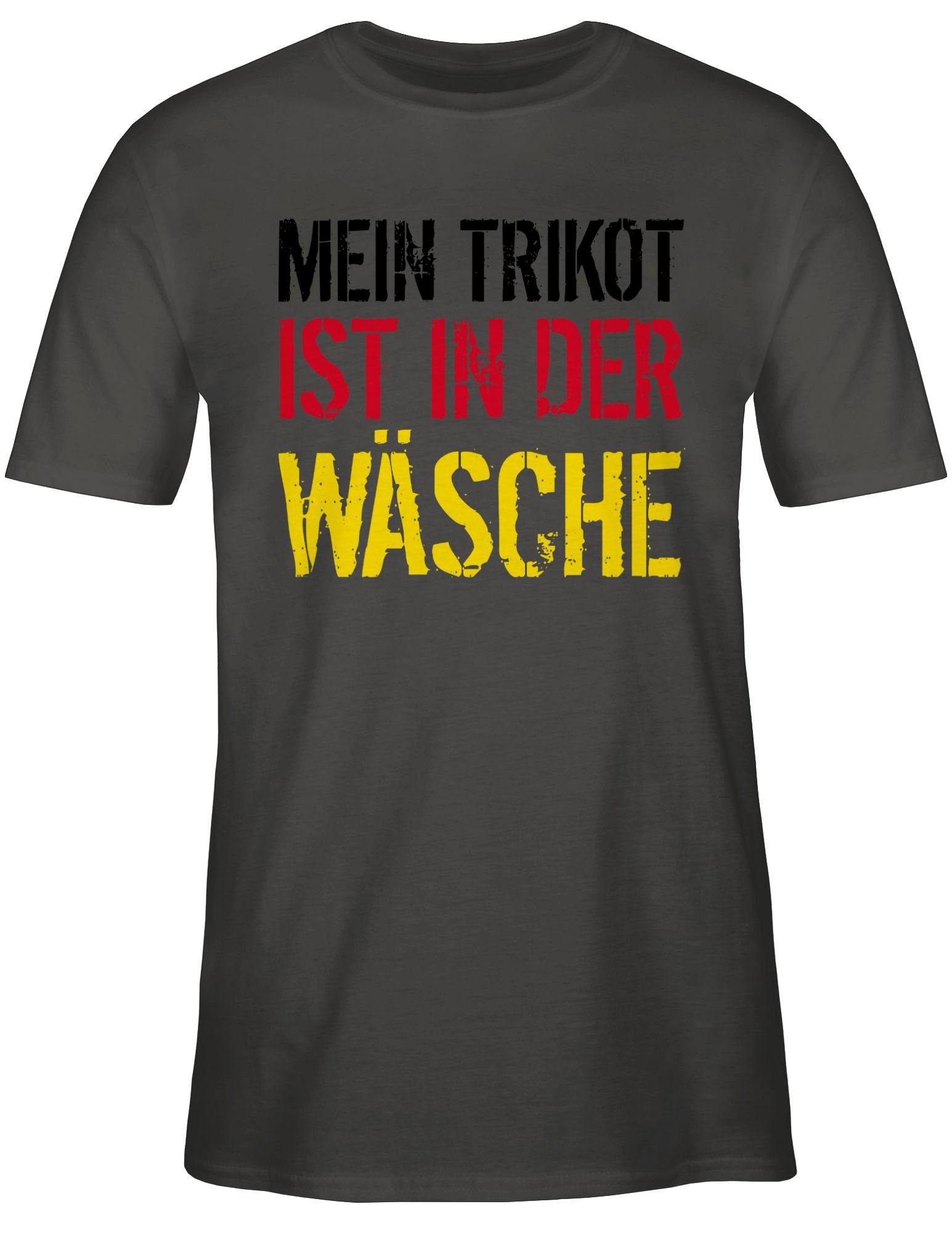 EM Deutschland T-Shirt Trikot 2 ist Dunkelgrau Mein Fussball WM in Wäsche der 2024 Shirtracer