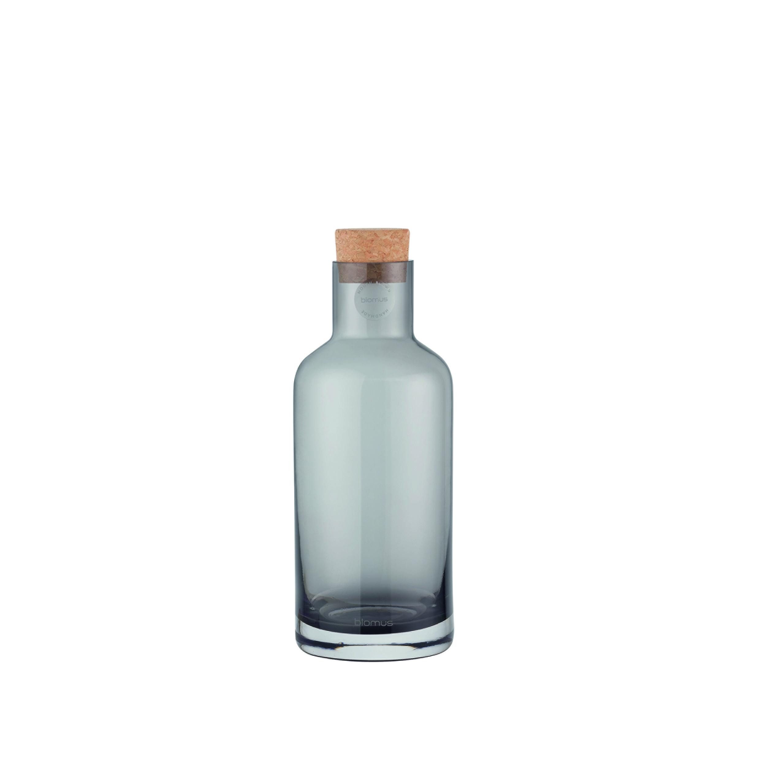 blomus Wasserkaraffe -HYDRA- Karaffe aus Glas, mit Korkdeckel, Wasserkrug, (1x Karaffe inkl. Korkdeckel), mundgeblasenes Glas, verschiedene Größen, raffinierte Eleganz