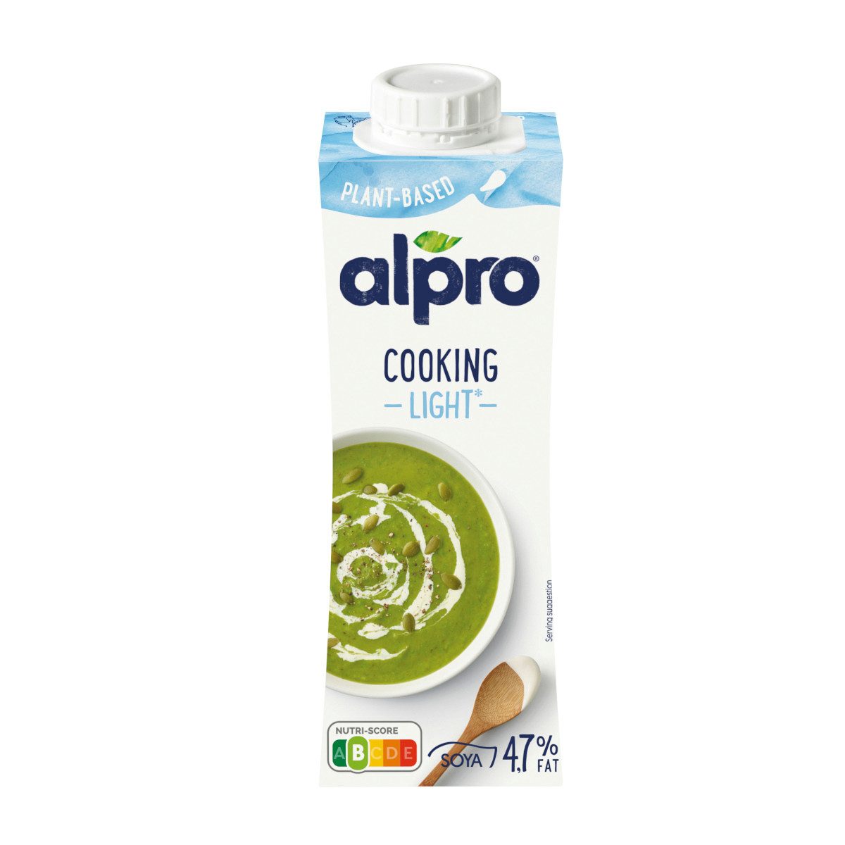 Alpro Milchmischgetränk, Alpro Soja Cuisine fettreduziert Sojaprodukt Light zum kochen 250 ml