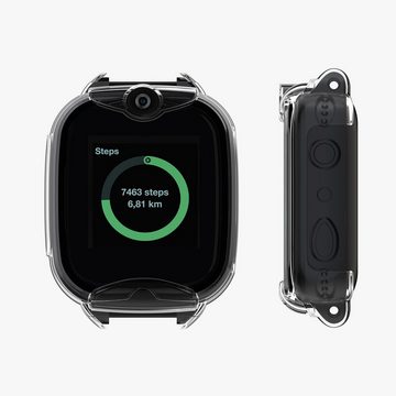 kwmobile Smartwatch-Hülle 2x Hülle für Xplora XGO 2, Fullbody Fitnesstracker Glas Cover Case Schutzhülle Set
