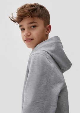 s.Oliver Sweatshirt Kapuzensweatshirt mit Teilungsnähten Teilungsnähte