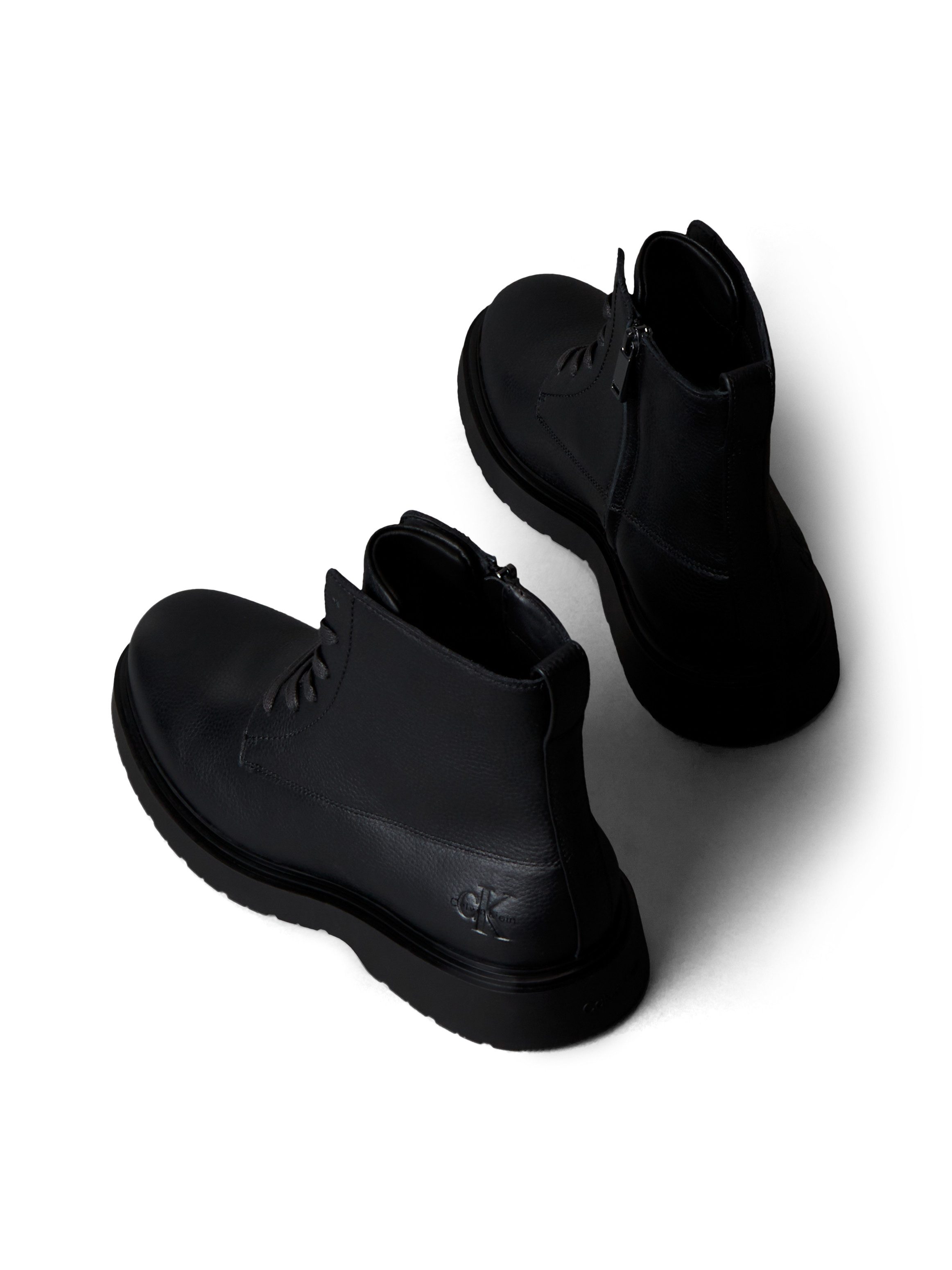 Calvin Klein Jeans COMBAT ESS LACE UP ZIP BOOT LTH Schnürboots Schnürstiefe günstig online kaufen