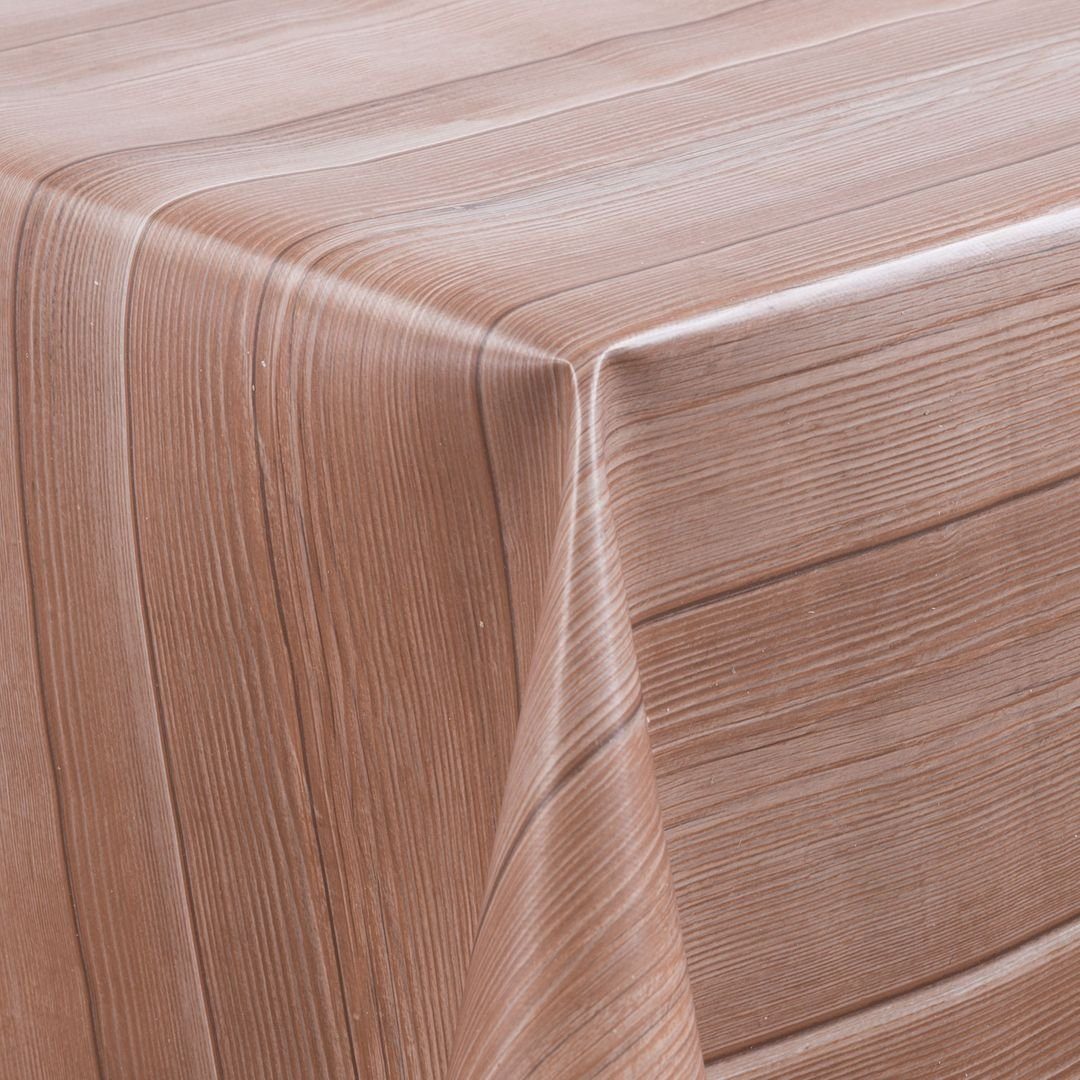 laro Tischdecke Wachstuch-Tischdecken Abwaschbar Holz Optik günstig online kaufen